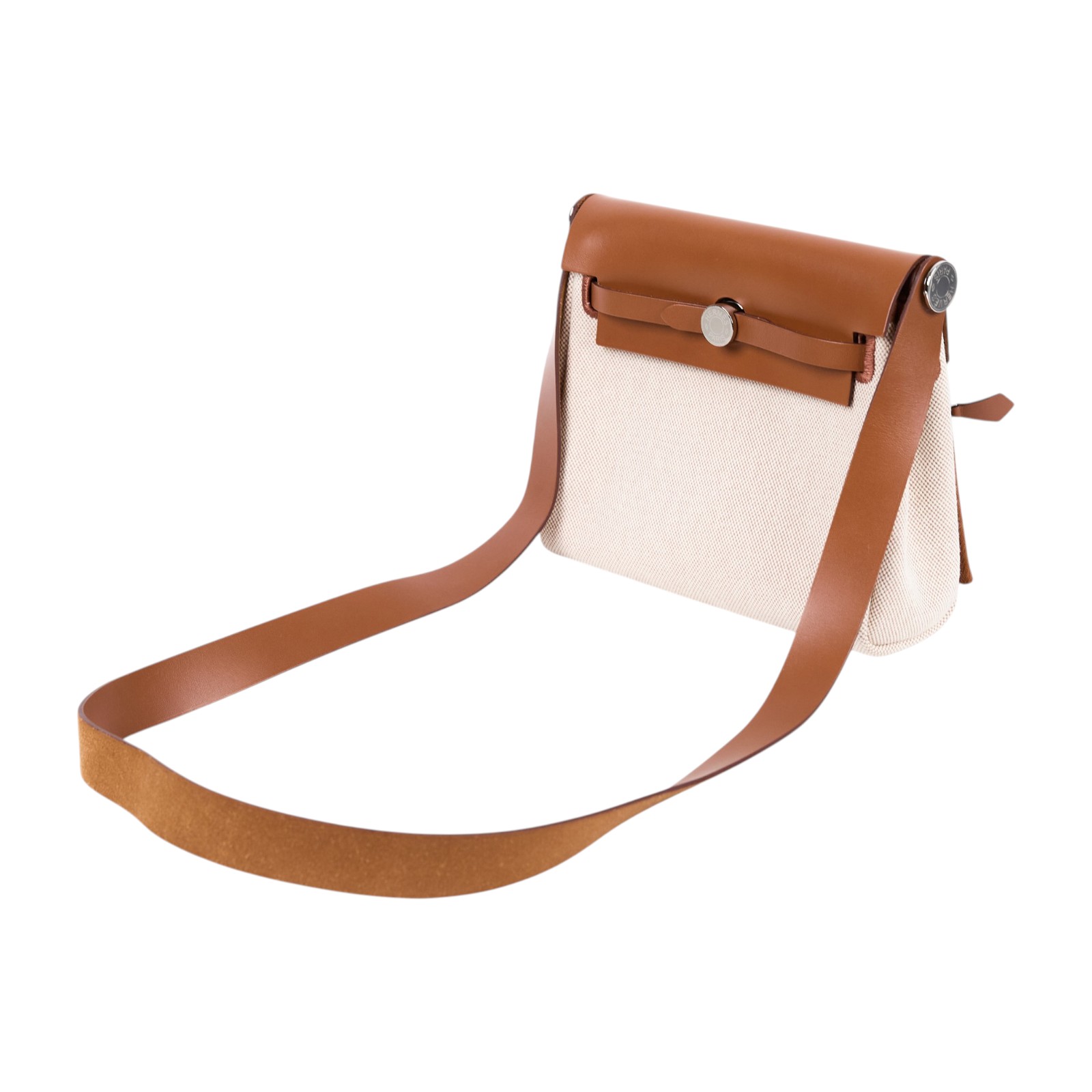 愛馬仕 Hermes Herbag Zip 20 HER20 K TS 004 AU K刻 金棕/亞麻HERBAG20 防塵袋