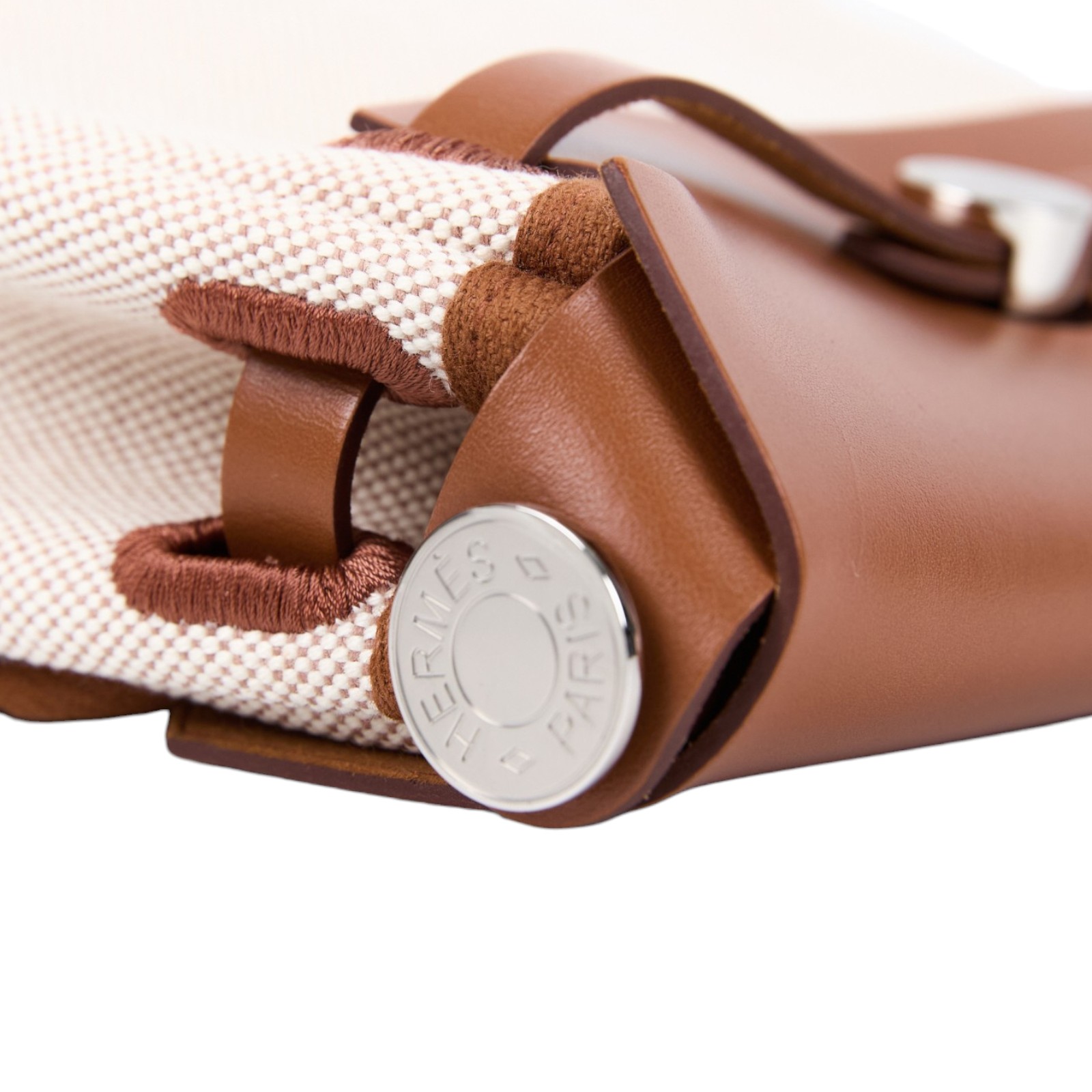 愛馬仕 Hermes Herbag Zip 20 HER20 K TS 004 AU K刻 金棕/亞麻HERBAG20 防塵袋