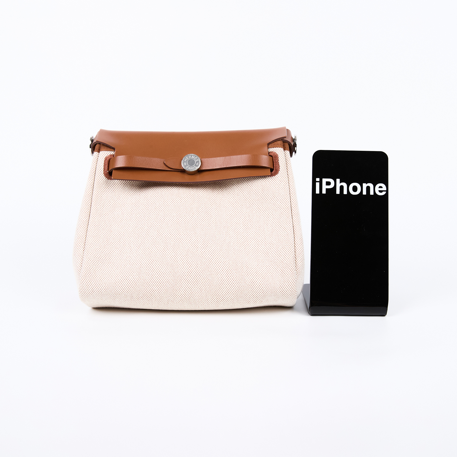 愛馬仕 Hermes Herbag Zip 20 HER20 K TS 004 AU K刻 金棕/亞麻HERBAG20 防塵袋