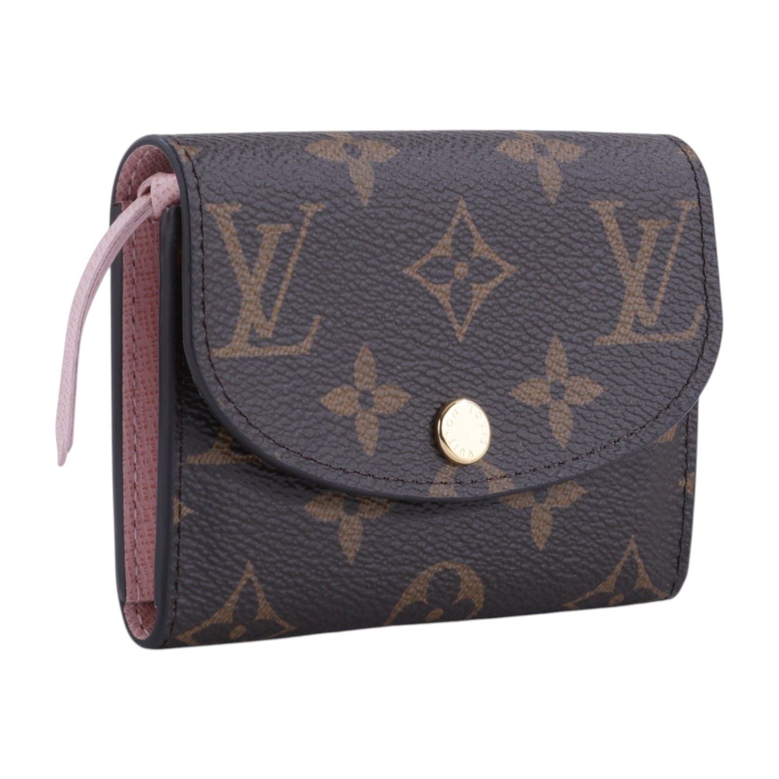 路易威登 LOUIS VUITTON Rosalie 零錢包 經典帆布 芭蕾粉色 M62361 晶片款 原花Rosalie零錢包 防塵袋/原廠盒子