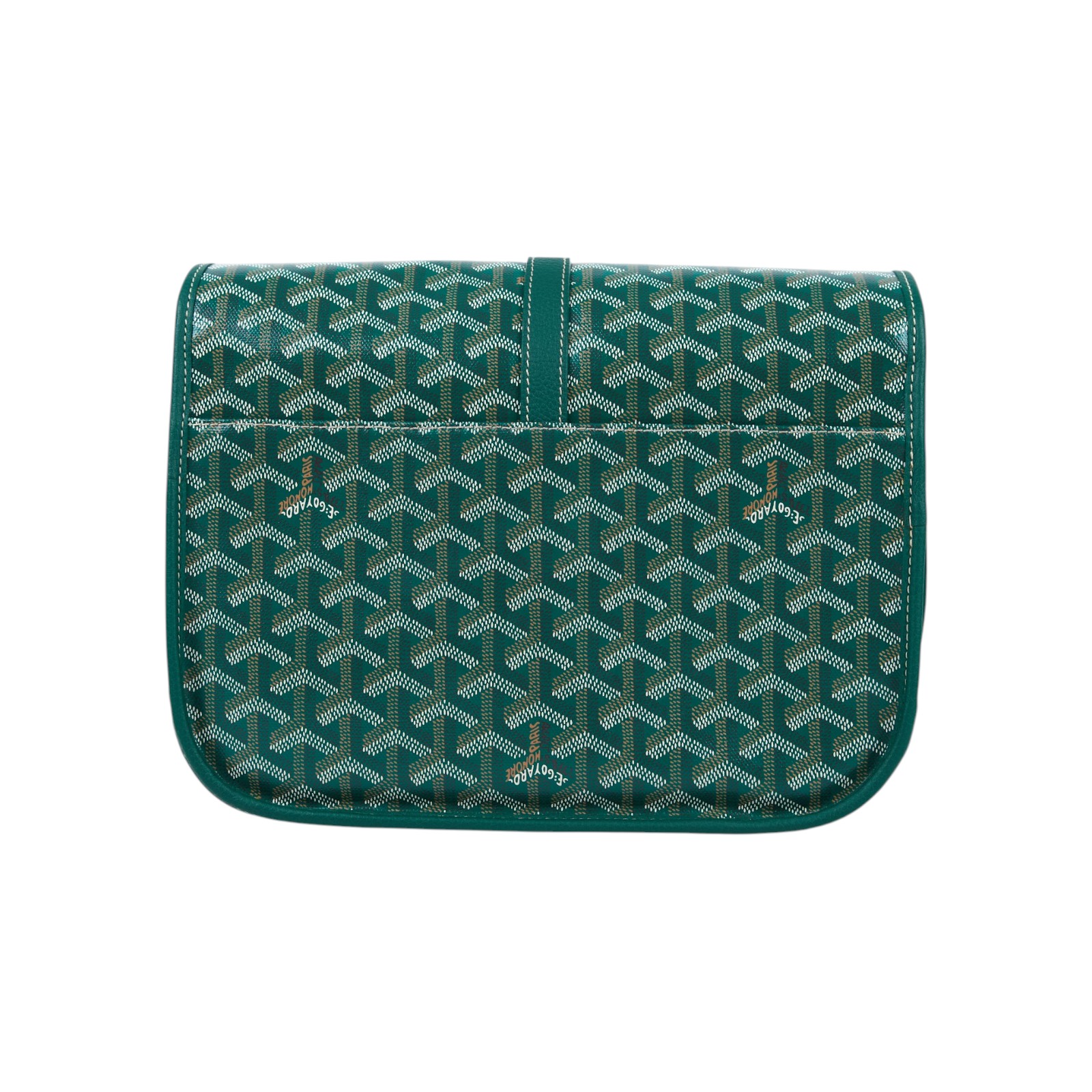 高雅德 GOYARD Belvédère MM 中型 馬鞍包 肩背包 斜背包 BELVE3MMLTY 綠Belvedere MM 防塵袋
