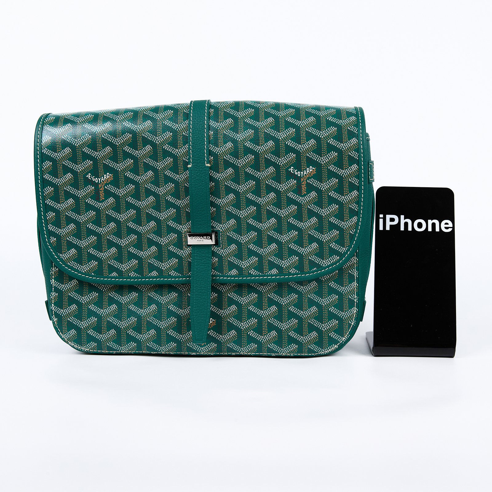 高雅德 GOYARD Belvédère MM 中型 馬鞍包 肩背包 斜背包 BELVE3MMLTY 綠Belvedere MM 防塵袋