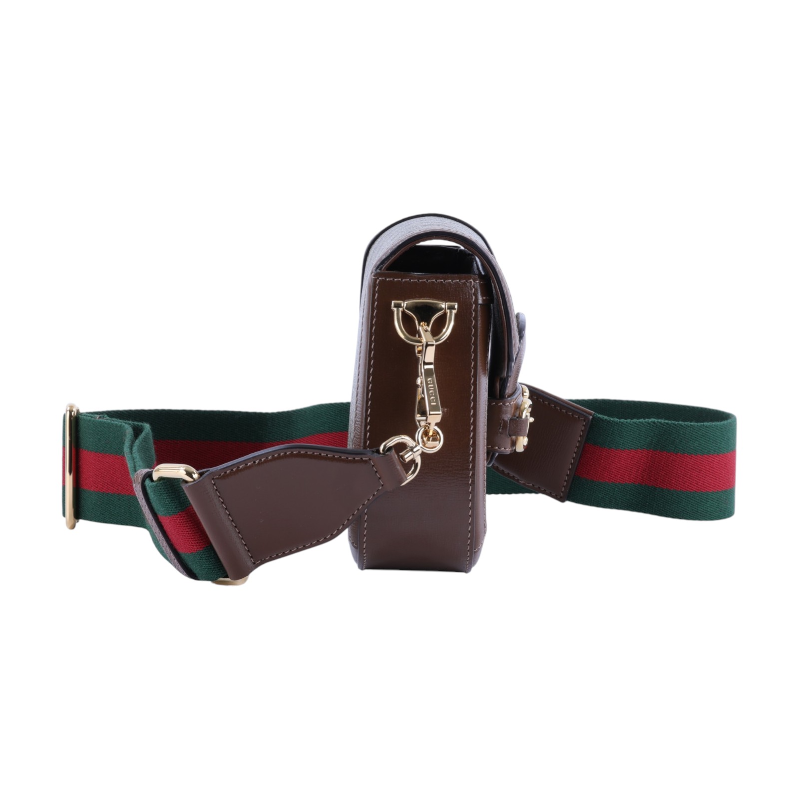 古馳 GUCCI Horsebit 1955 迷你 馬鞍包 658574 HUHHG 棕1955 MINI 原廠盒子/防塵袋/背帶2/購買證明