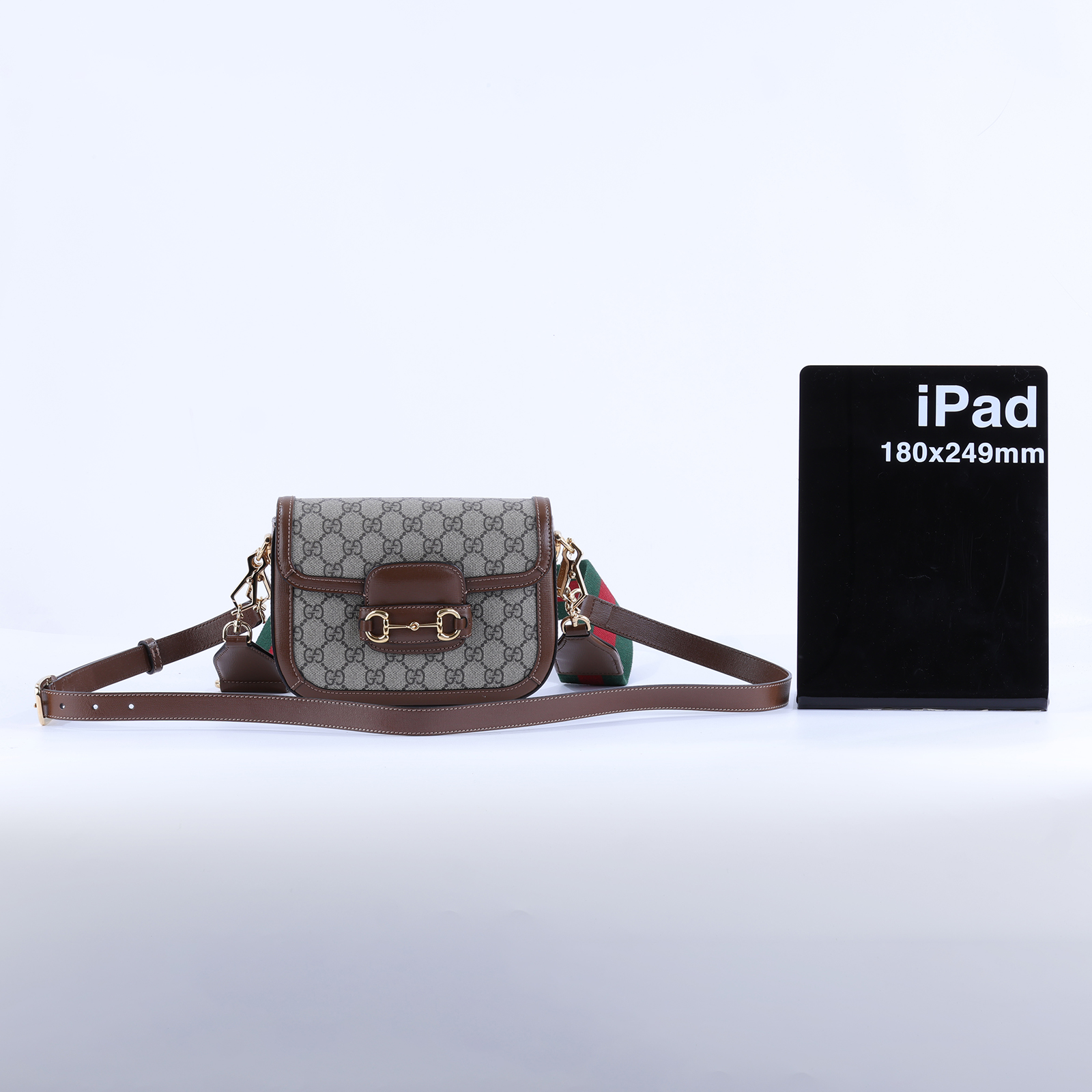 古馳 GUCCI Horsebit 1955 迷你 馬鞍包 658574 HUHHG 棕1955 MINI 原廠盒子/防塵袋/背帶2/購買證明