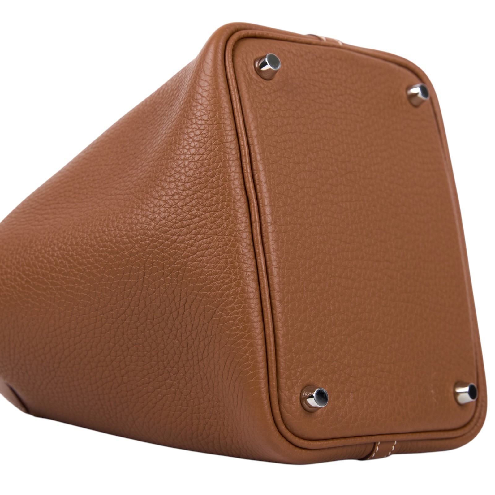 愛馬仕 Hermes Picotin Lock 18 菜籃子包 銀色五金 金棕色 H056289CK37 G AU 002 MM  原廠盒子/鎖組/購買證明影本