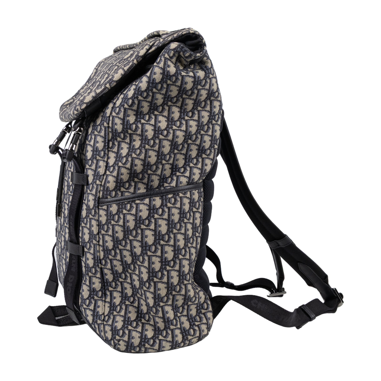 迪奧 CHRISTIAN DIOR Explorer Backpack 後背包 1ESBA152YKY 藍緹花Oblique explore後背包 無附屬品