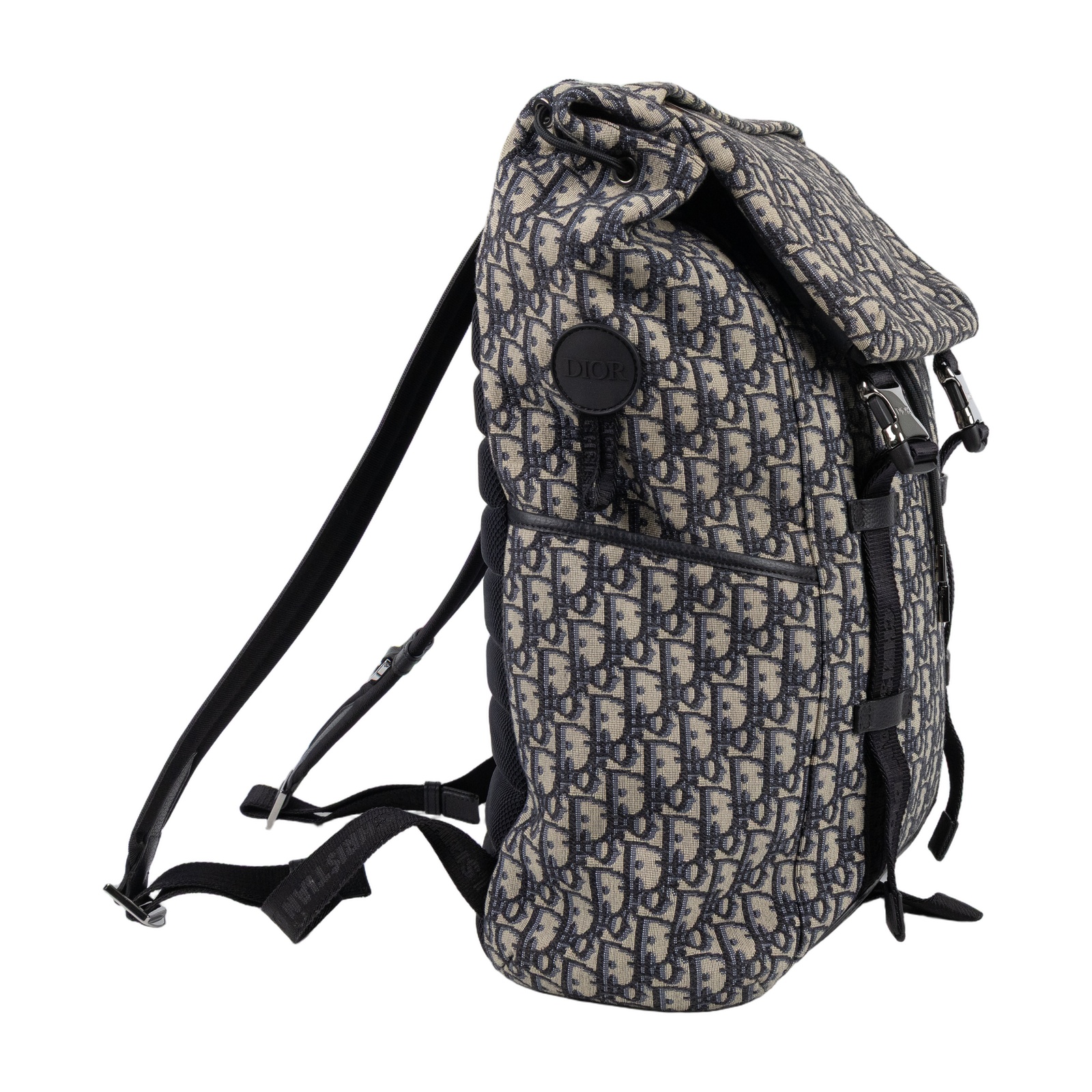 迪奧 CHRISTIAN DIOR Explorer Backpack 後背包 1ESBA152YKY 藍緹花Oblique explore後背包 無附屬品