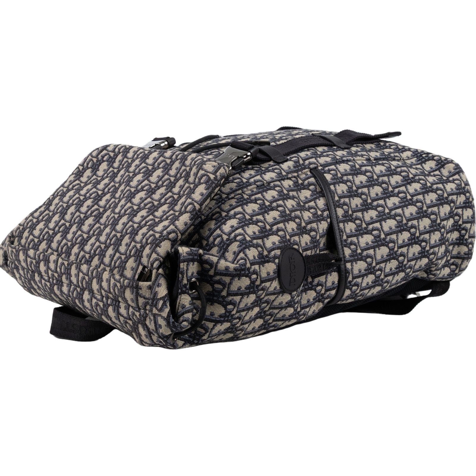 迪奧 CHRISTIAN DIOR Explorer Backpack 後背包 1ESBA152YKY 藍緹花Oblique explore後背包 無附屬品