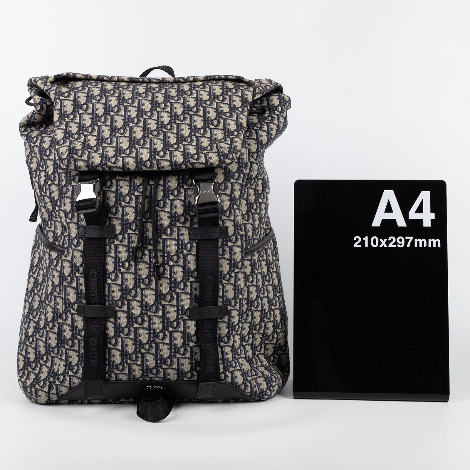 迪奧 CHRISTIAN DIOR Explorer Backpack 後背包 1ESBA152YKY 藍緹花Oblique explore後背包 無附屬品