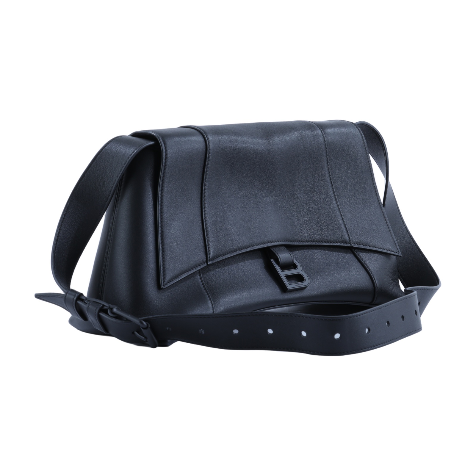 巴黎世家 BALENCIAGA DOWNTOWN 沙漏包 肩背包 斜背包 中號 671354 黑DOWNTOWN  MEDIUM 防塵袋