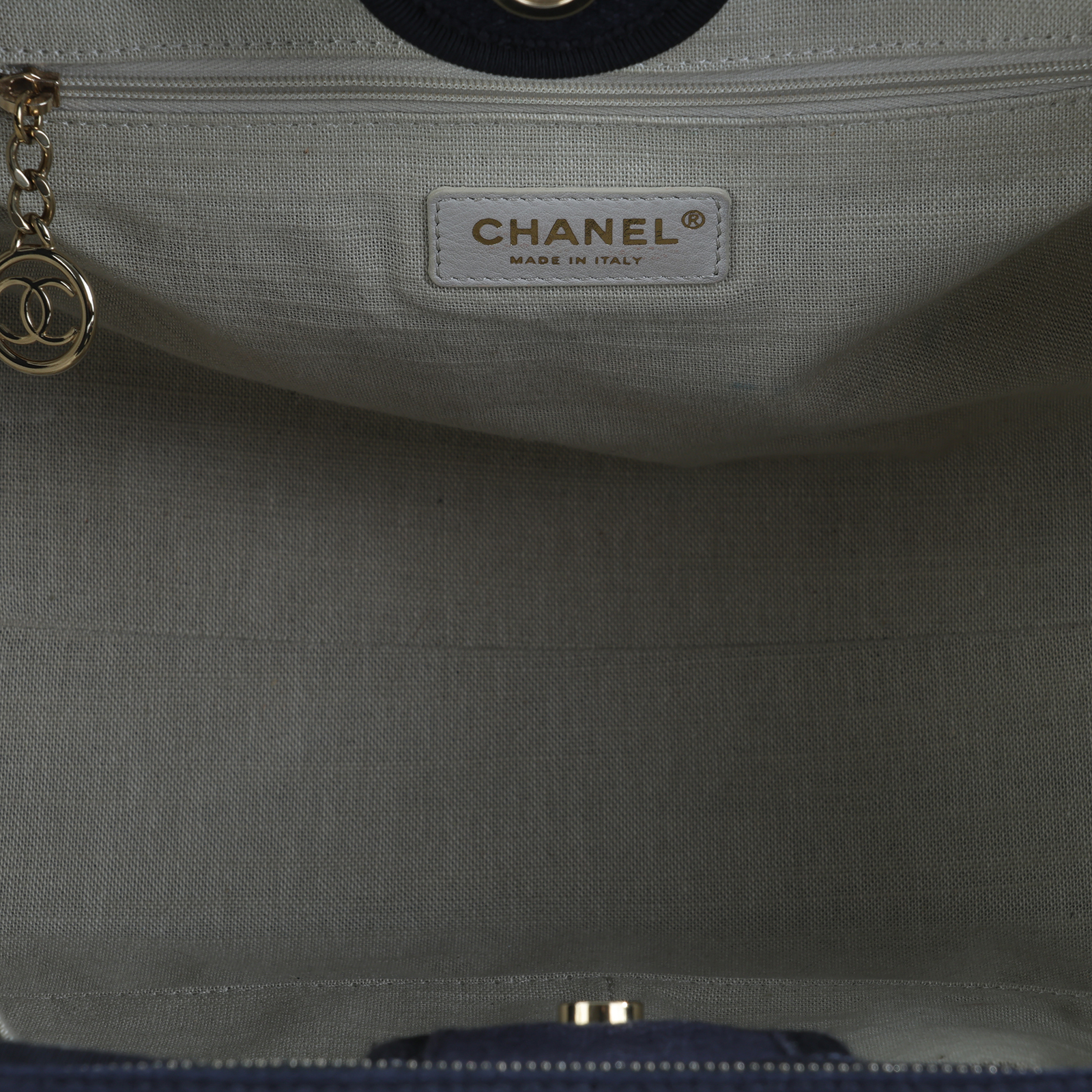 香奈兒 CHANEL 海灘包 小型 AS3257 晶片款 黑Deauville沙灘包 防塵袋/原廠盒子/內袋/購買證明
