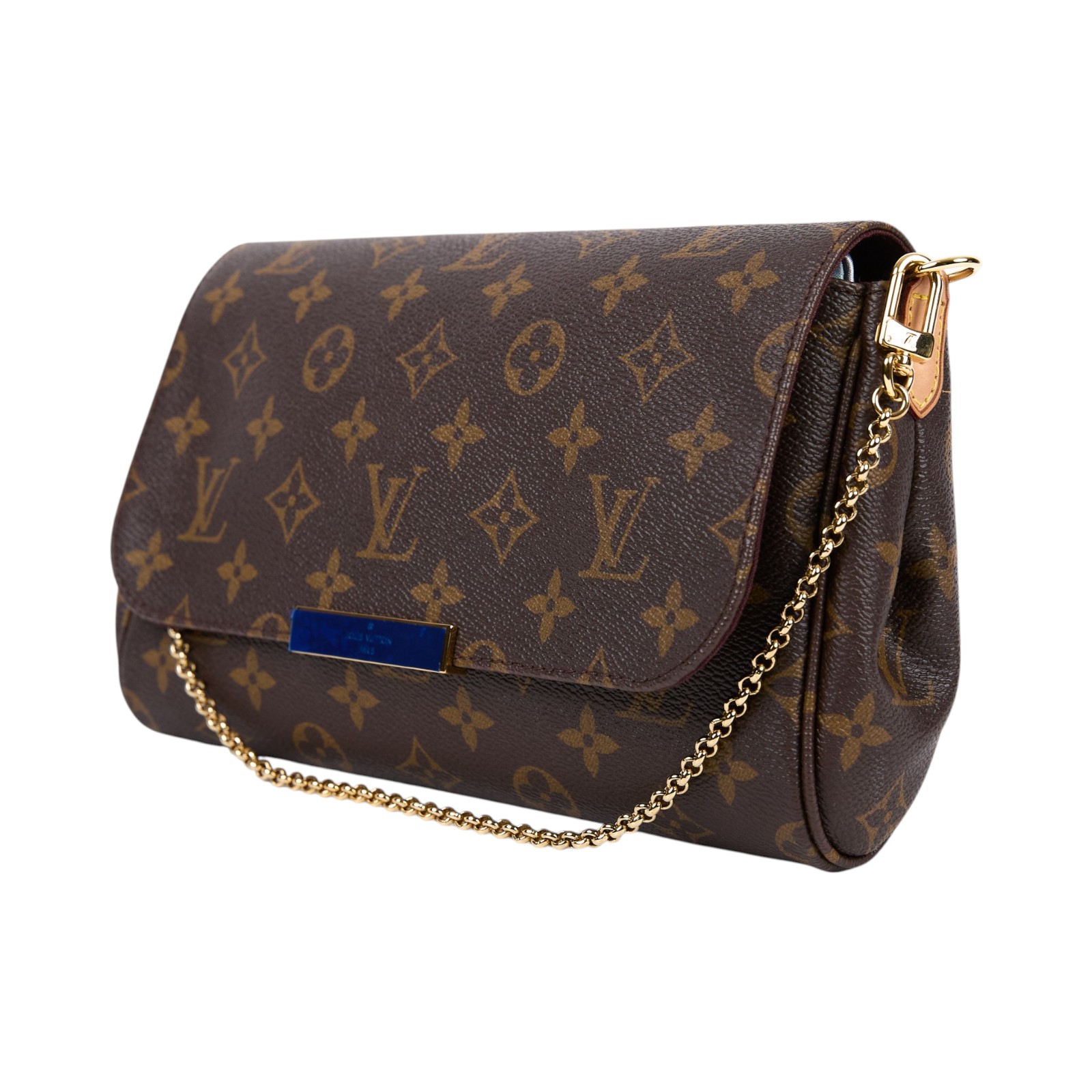 路易威登 LOUIS VUITTON Favorite MM 經典帆布 鍊條肩背包 M40718 原花FAVORITE MM 防塵袋/背帶/購買證明