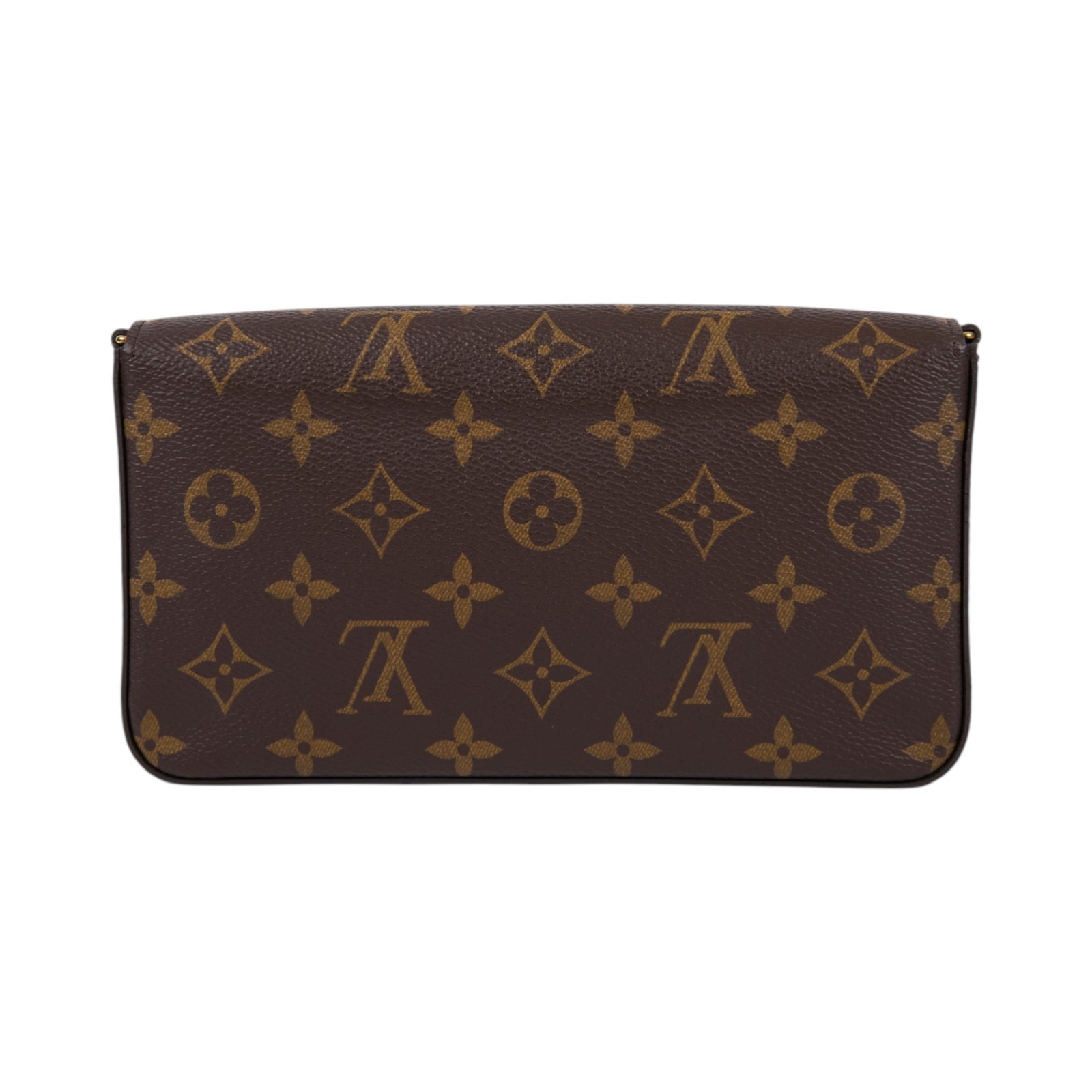 路易威登 LOUIS VUITTON Pochette Félicie 三合一鏈條包 紫紅色 M61276 晶片款  原廠盒子/內袋/鏈帶