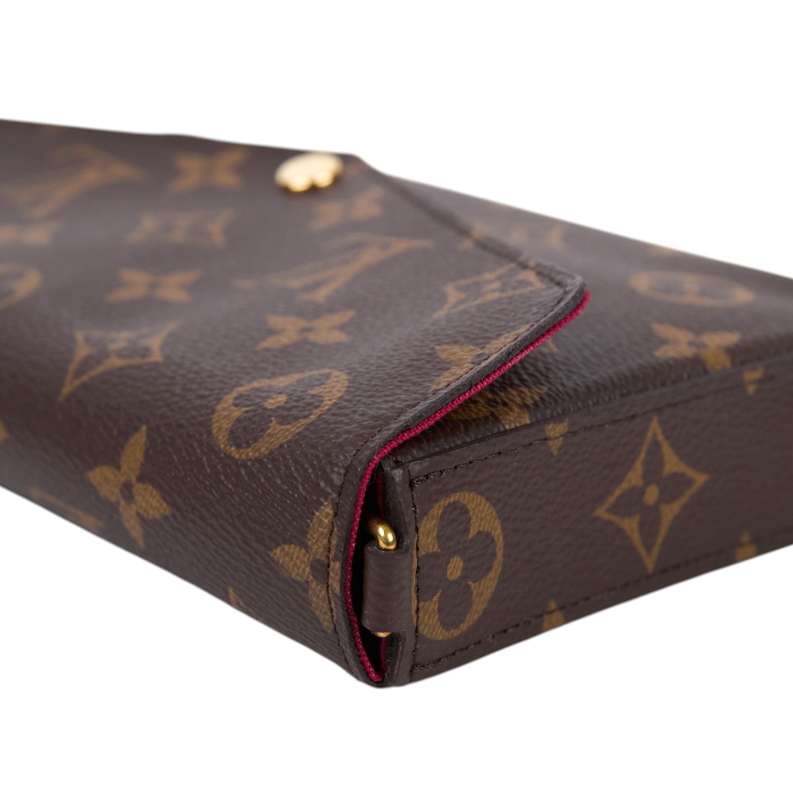 路易威登 LOUIS VUITTON Pochette Félicie 三合一鏈條包 紫紅色 M61276 晶片款  原廠盒子/內袋/鏈帶