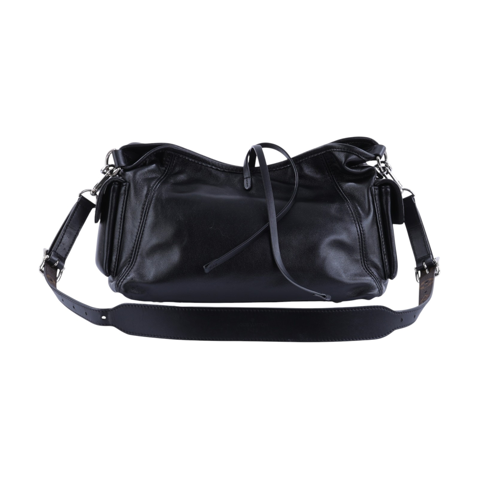 路易威登 LOUIS VUITTON CarryAll Cargo Vibe PM 手提包 黑色 M24861 晶片款  防塵袋/背帶X2/購買證明