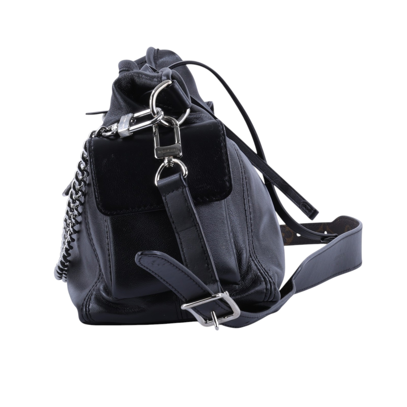 路易威登 LOUIS VUITTON CarryAll Cargo Vibe PM 手提包 黑色 M24861 晶片款  防塵袋/背帶X2/購買證明