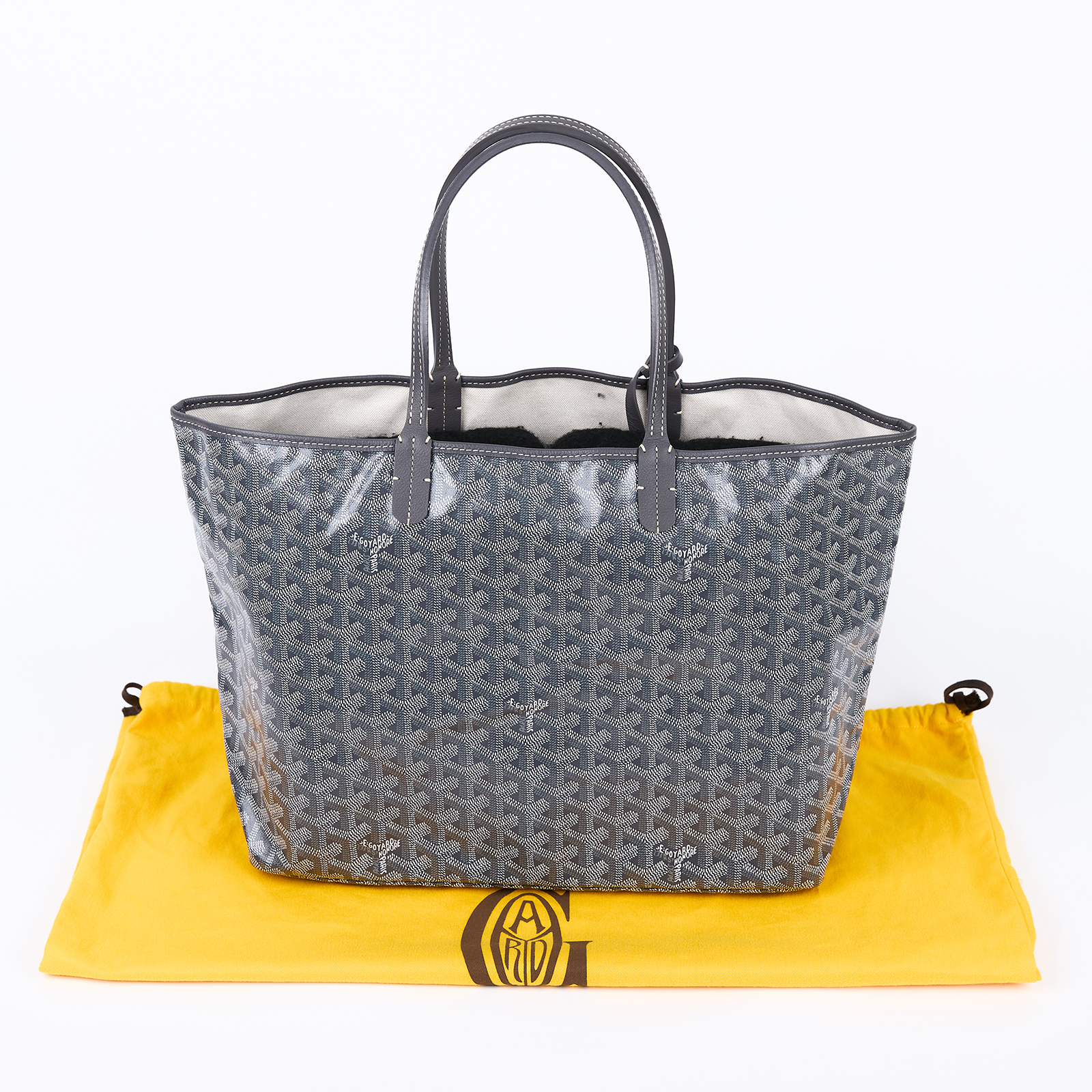 高雅德 GOYARD Saint Louis PM Bag 托特包 STLOUIPMLTY 灰SAINT LOUIS PM 防塵袋/內袋