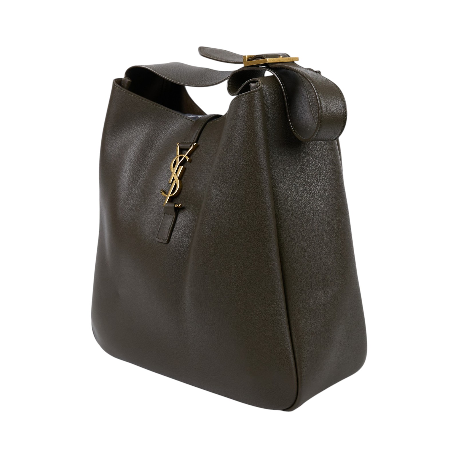 聖羅蘭 YSL SAINT LAURENT LE 5 À 7 滑面皮革 柔軟 大型 手袋 手提 肩背包 753837AAAUQ  無附屬品