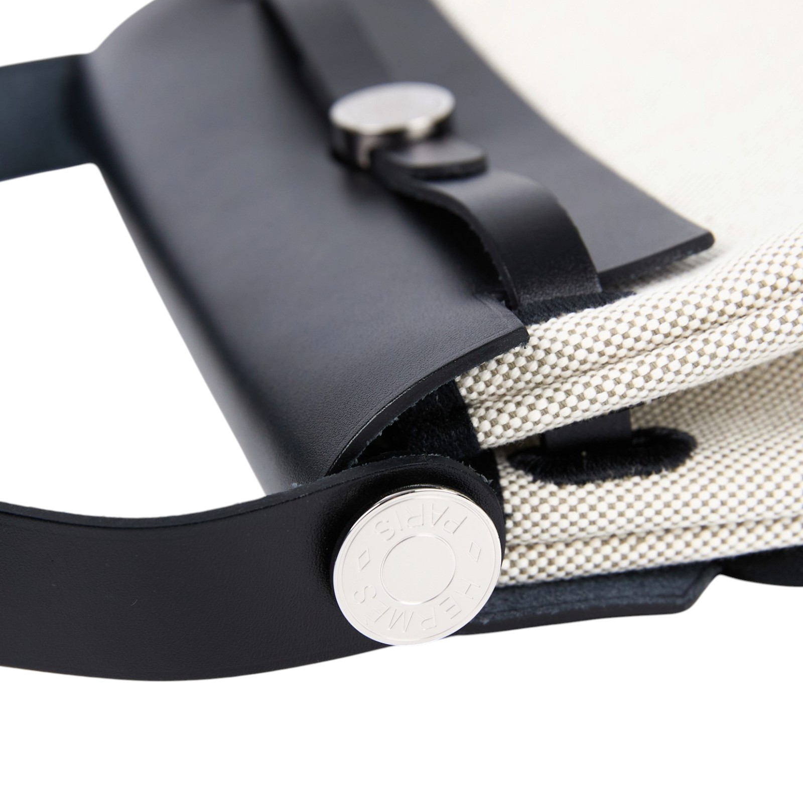 愛馬仕 Hermes Herbag Zip 20 銀色五金 Écru Amande Noir H085414CKAH /K TS 012 AU  防塵袋/原廠盒子/購買證明