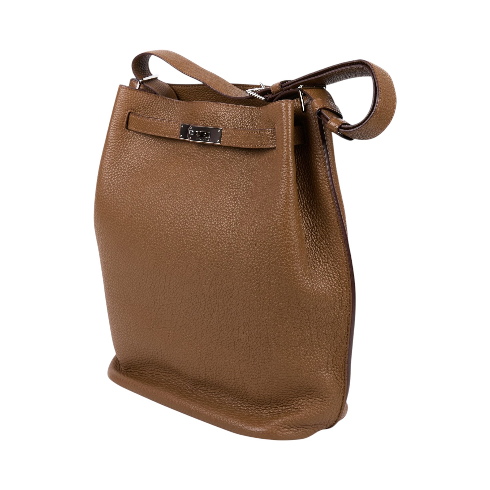 愛馬仕 Hermes So-Kelly Bag 凱莉水桶包 26 SOKL26 □M 31E 咖色SO KELLY 26 防塵袋