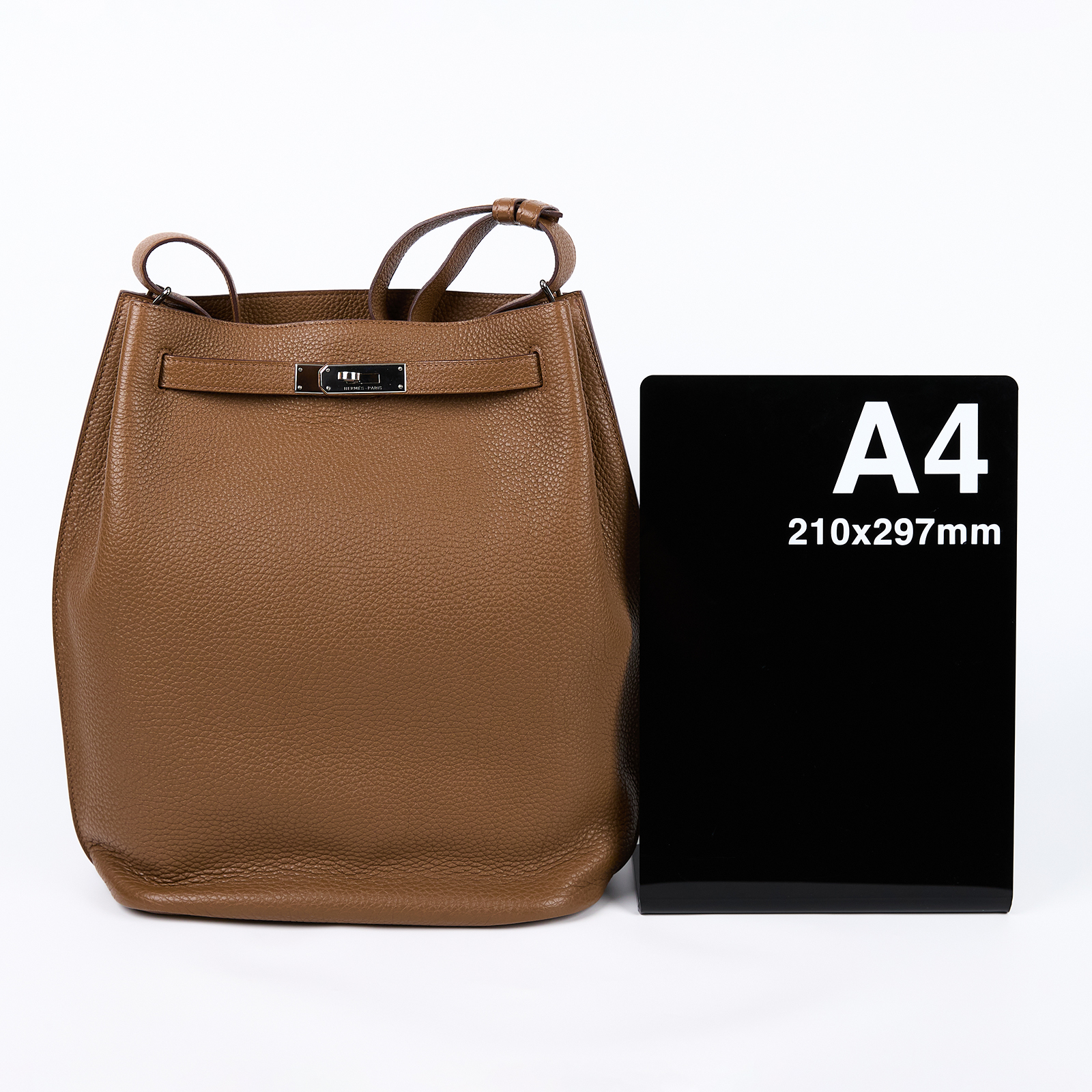 愛馬仕 Hermes So-Kelly Bag 凱莉水桶包 26 SOKL26 □M 31E 咖色SO KELLY 26 防塵袋