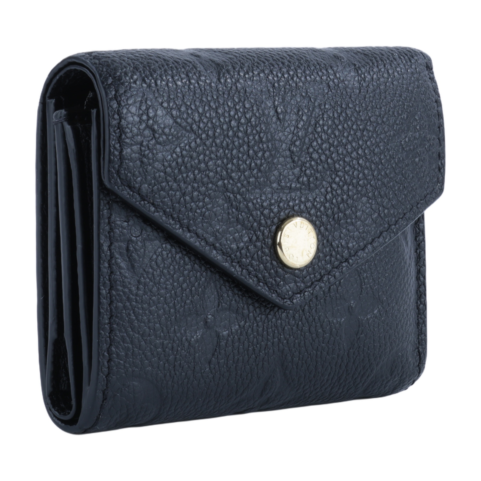 路易威登 LOUIS VUITTON Zoé 錢包 短夾 Empreinte皮革 黑色 M62935 晶片款 黑ZOE三折短夾 原廠盒子/防塵袋