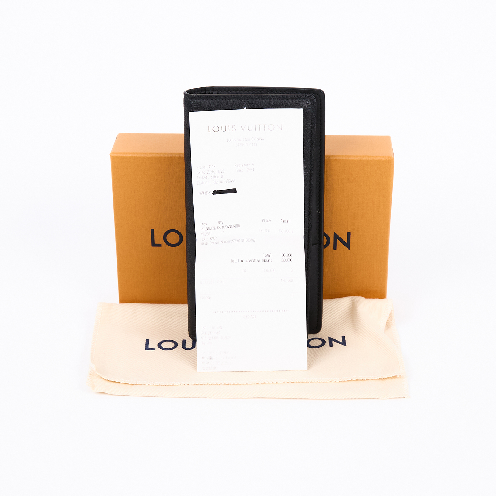 路易威登 LOUIS VUITTON Brazza 錢包 長夾 小牛皮 M62900 晶片款 黑原花皮革壓紋BRAZZA 原廠盒子/防塵袋/國外購買證明