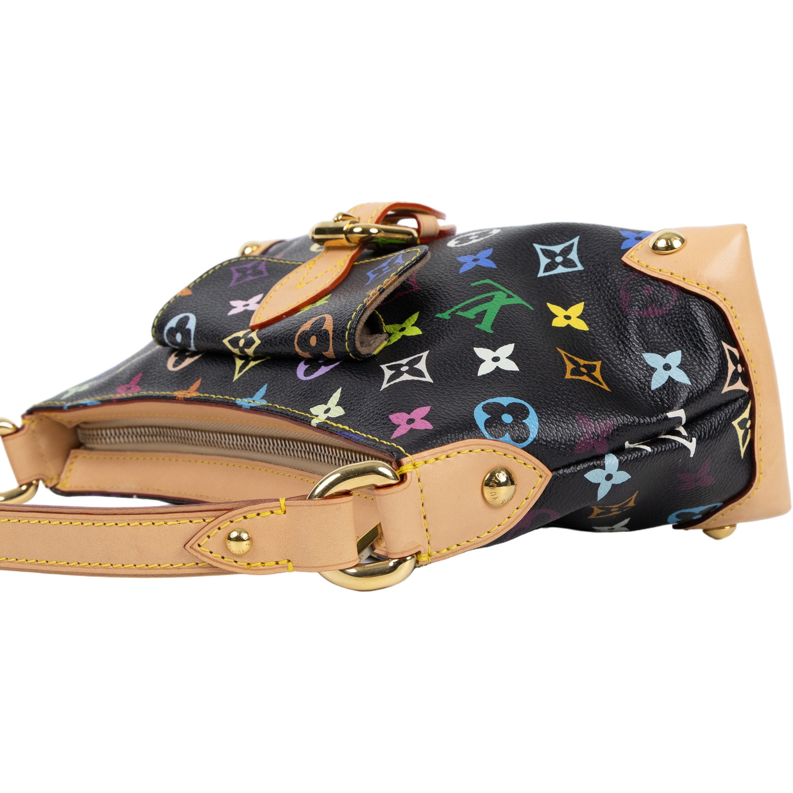 路易威登 LOUIS VUITTON Eliza 村上隆 手提包 M40099 黑彩腋下包 無附屬品