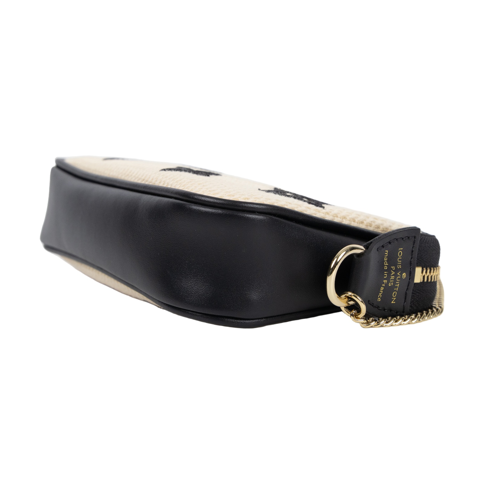 路易威登 LOUIS VUITTON Pochette Accessor 金鍊 迷你 麻將包 M82472 棉麻MINI麻將包 無附屬品