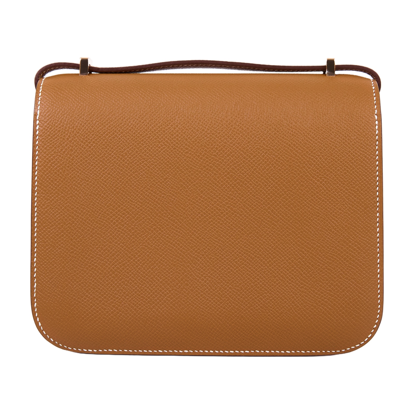 愛馬仕 Hermes Constance Bag 康康包 MIni 18  玫瑰金色五金 金棕色 H083905CD37 /  防塵袋/原廠盒子/購買證明