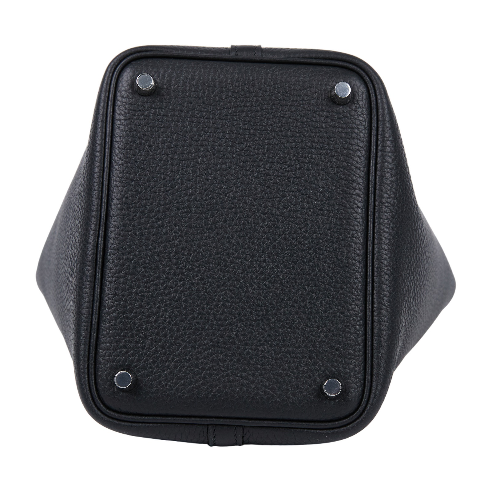 愛馬仕 Hermes Picotin Lock 18 菜籃子包 銀色五金 黑色 H056289CK89 /  防塵袋/原廠盒子/鎖組/購買證明