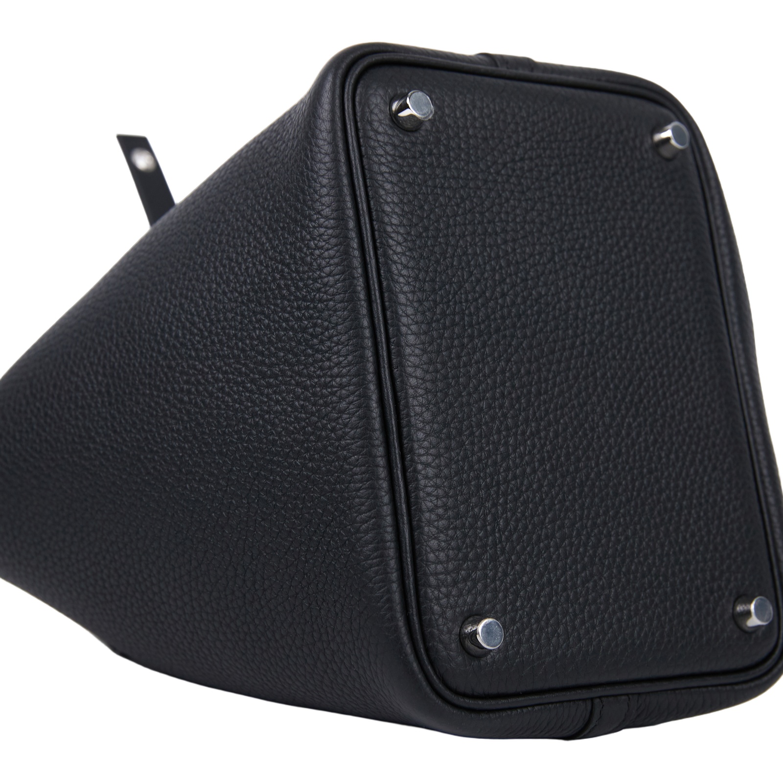愛馬仕 Hermes Picotin Lock 18 菜籃子包 銀色五金 黑色 H056289CK89 /  防塵袋/原廠盒子/鎖組/購買證明