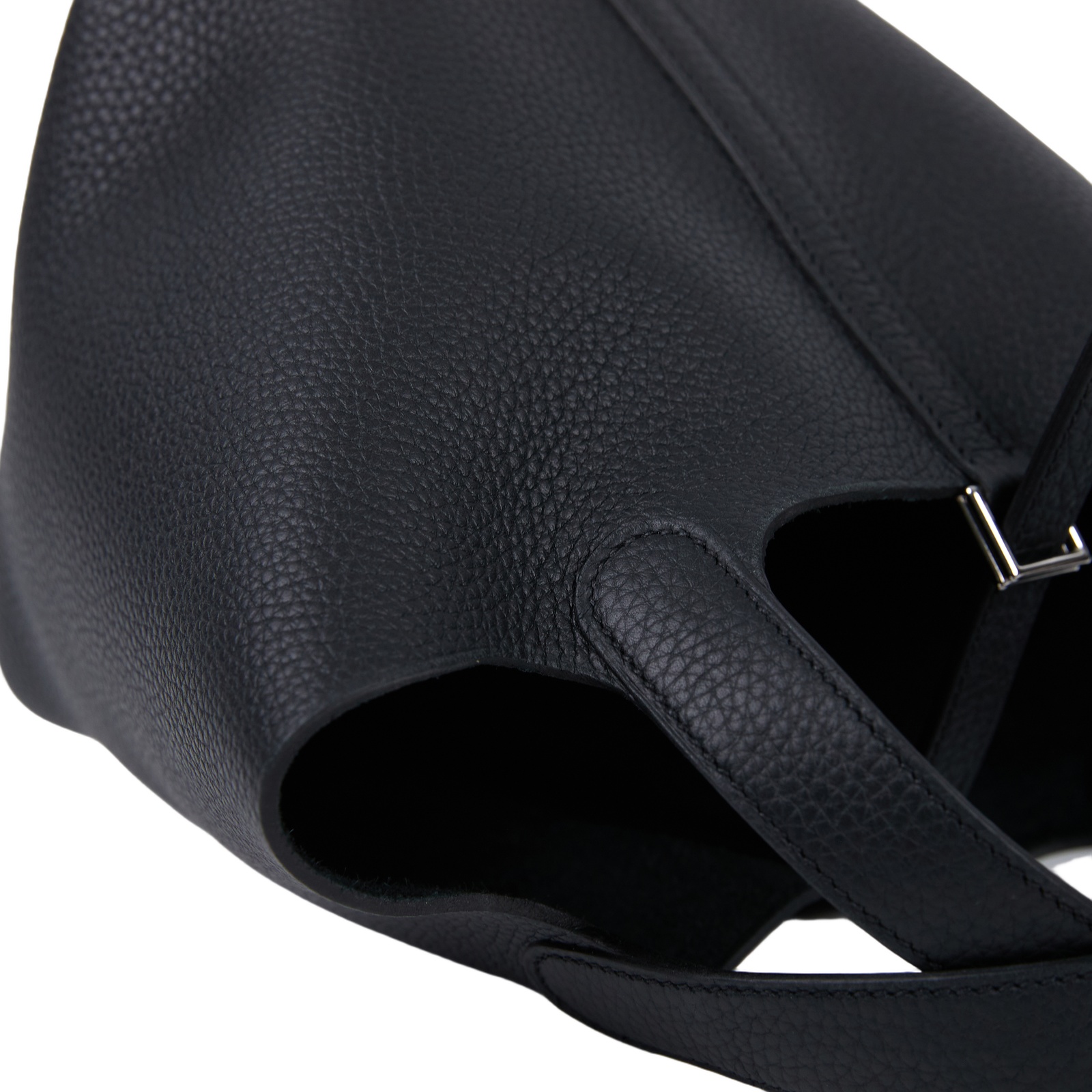 愛馬仕 Hermes Picotin Lock 18 菜籃子包 銀色五金 黑色 H056289CK89 /  防塵袋/原廠盒子/鎖組/購買證明