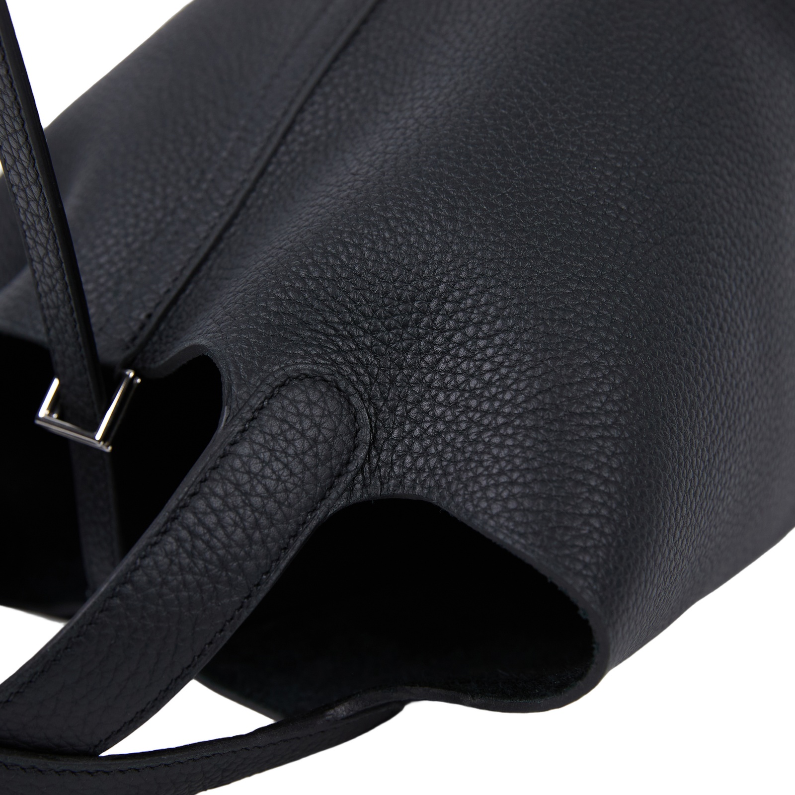 愛馬仕 Hermes Picotin Lock 18 菜籃子包 銀色五金 黑色 H056289CK89 /  防塵袋/原廠盒子/鎖組/購買證明