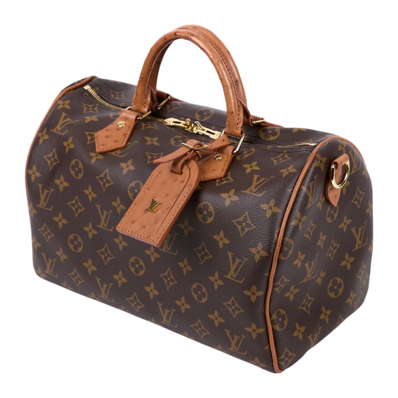 路易威登 LOUIS VUITTON Speedy Soft 30 Boho 手袋 N87212 晶片款  防塵袋/原廠盒子/購買證明/鎖組/吊飾/吊牌/背帶