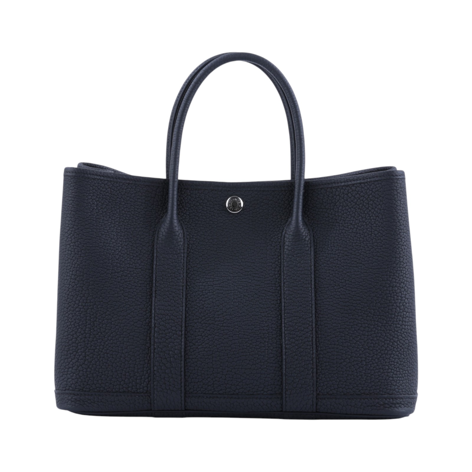 愛馬仕 Hermes Garden Party 花園派對包 30 黑色 銀色五金 H051568CK89 / G刻 黑GP30 防塵袋/原廠盒子/購買證明