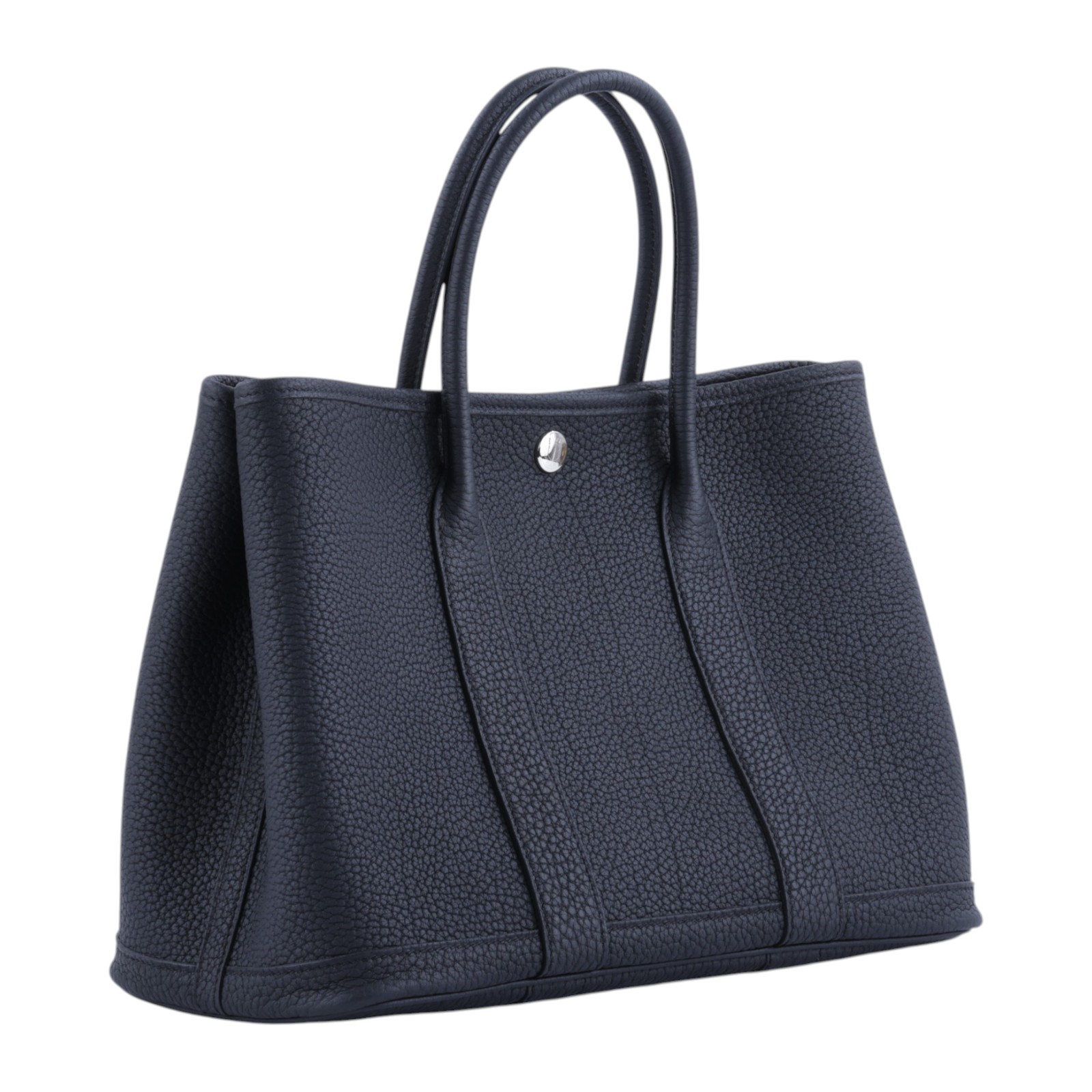 愛馬仕 Hermes Garden Party 花園派對包 30 黑色 銀色五金 H051568CK89 / G刻 黑GP30 防塵袋/原廠盒子/購買證明