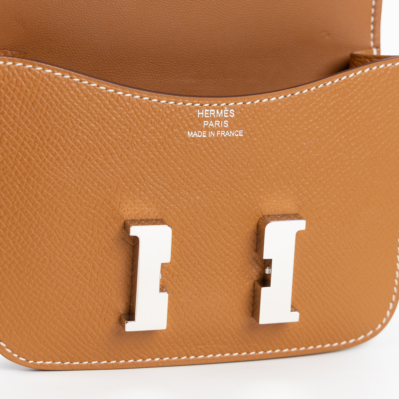 愛馬仕 Hermes Constance Bag 康康包 短夾 Slim  CNSLIM K刻 K刻 金棕CONSTANCE SLIM 防塵袋/原廠盒子