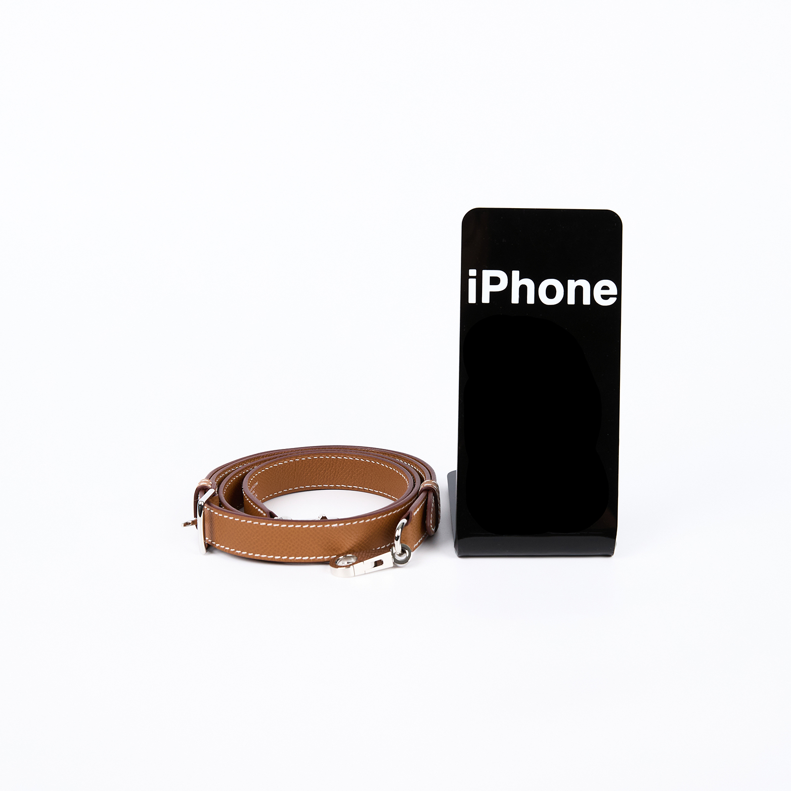 愛馬仕 Hermes A-Strap 20 mm 肩帶 銀色五金 金棕色 H086253CK37 G FM 002 PM G刻 金棕可調節背帶 防塵袋/原廠盒子