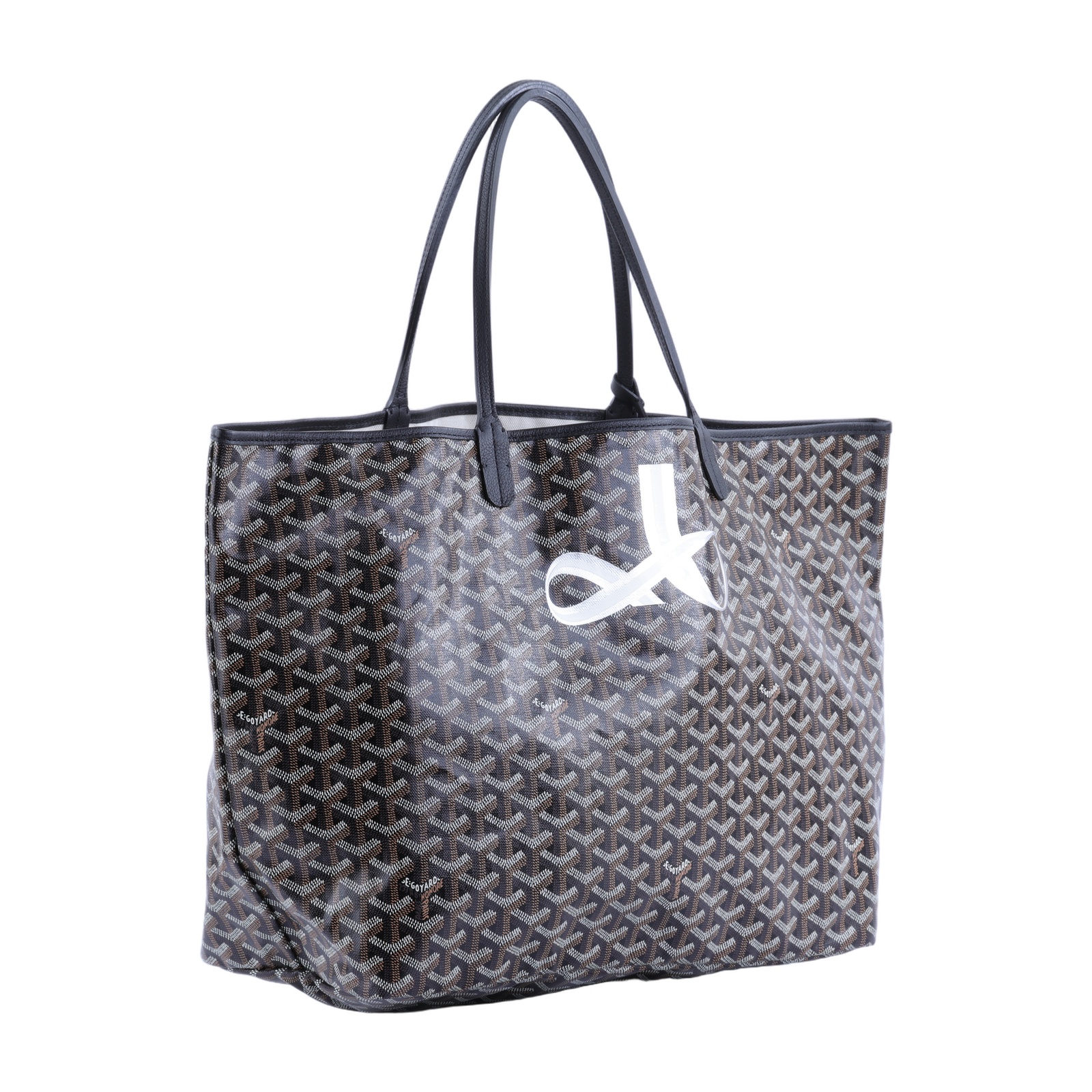 高雅德 GOYARD Saint Louis GM Bag 托特包 STLOUIGMLTY 黑彩帶圖騰Saint Louis GM 防塵袋/內袋
