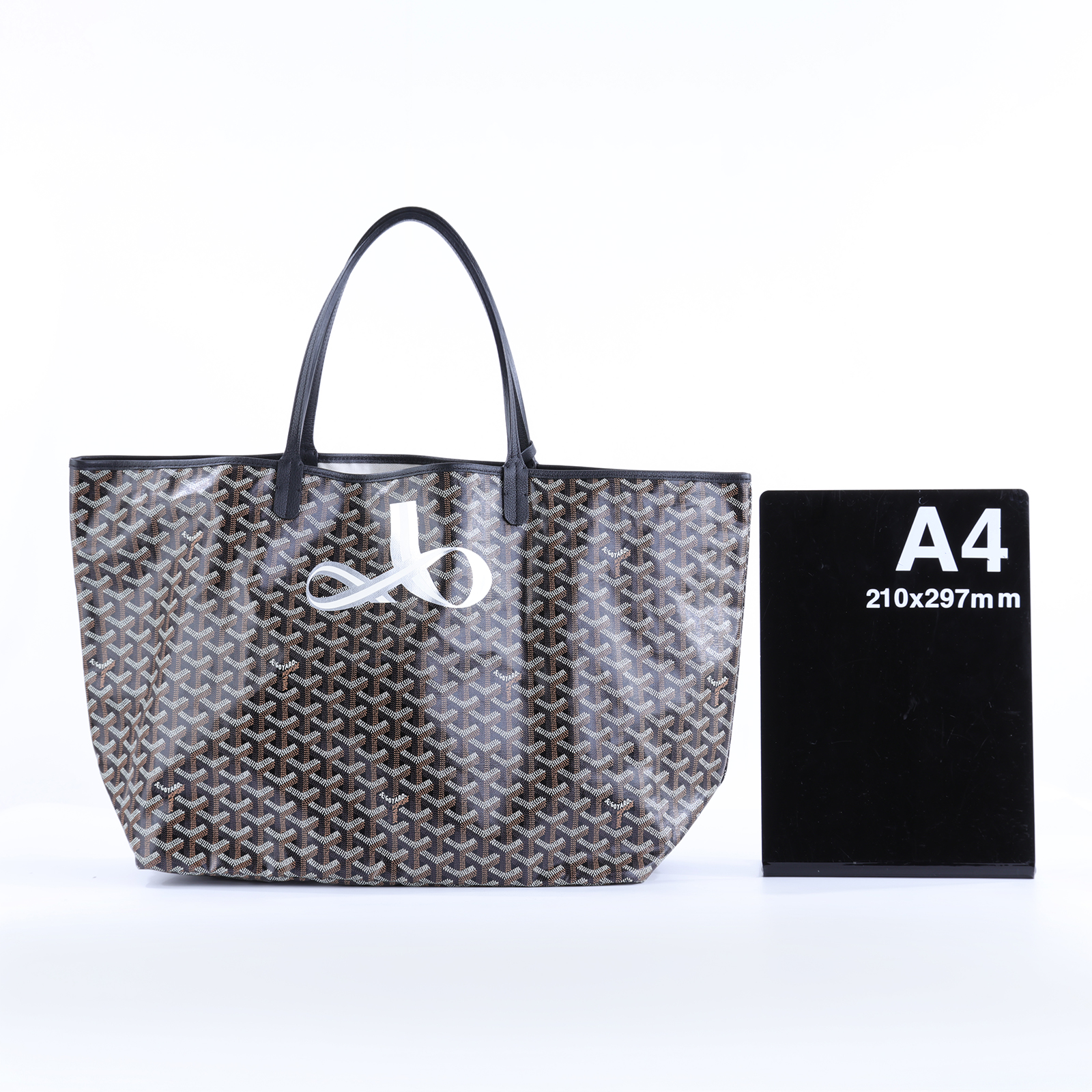 高雅德 GOYARD Saint Louis GM Bag 托特包 STLOUIGMLTY 黑彩帶圖騰Saint Louis GM 防塵袋/內袋