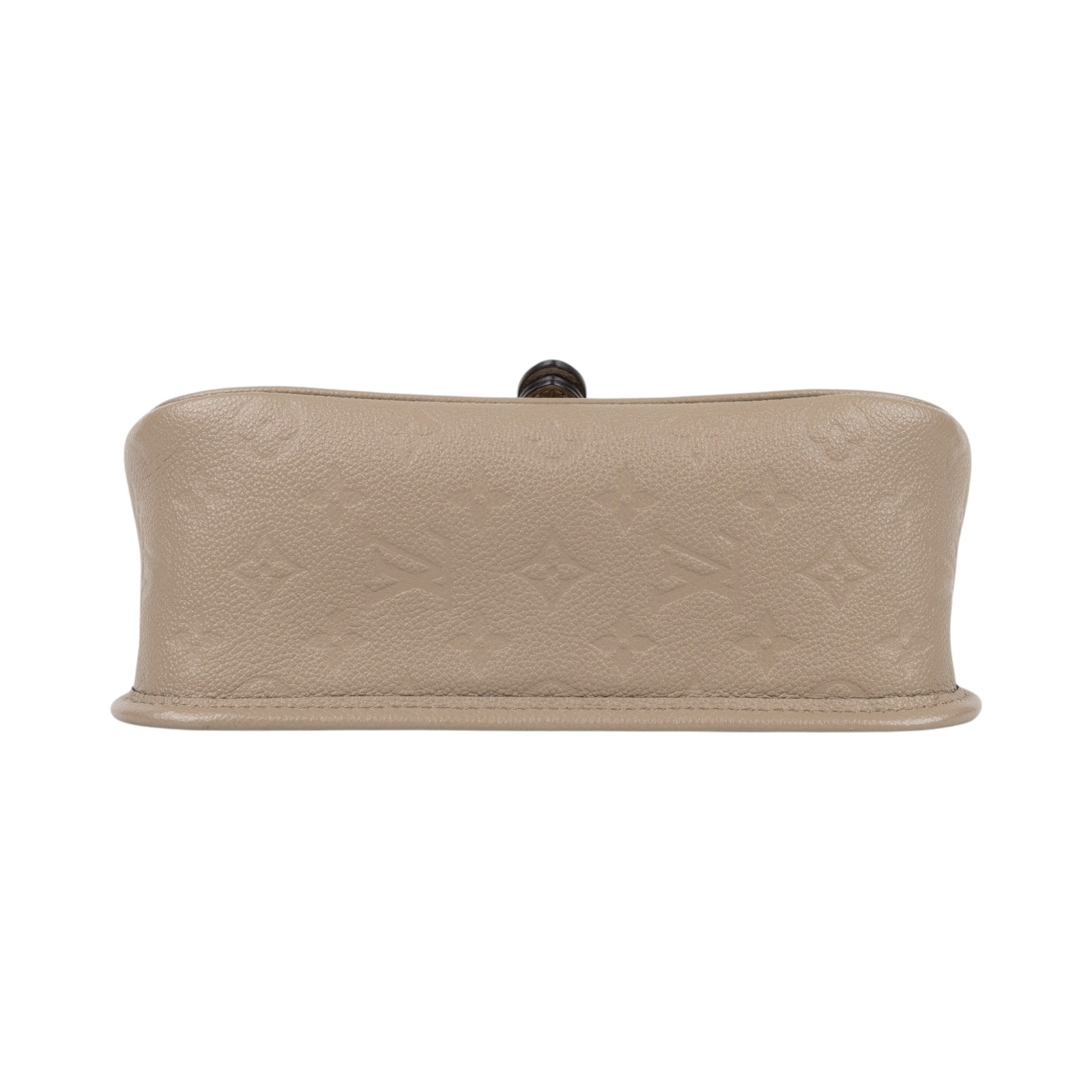 路易威登 LOUIS VUITTON Diane 腋下包法棍 單肩背包 斑鳩灰 奶油色 M46583 晶片款  原廠盒子/防塵袋/背帶2/國外購買證明
