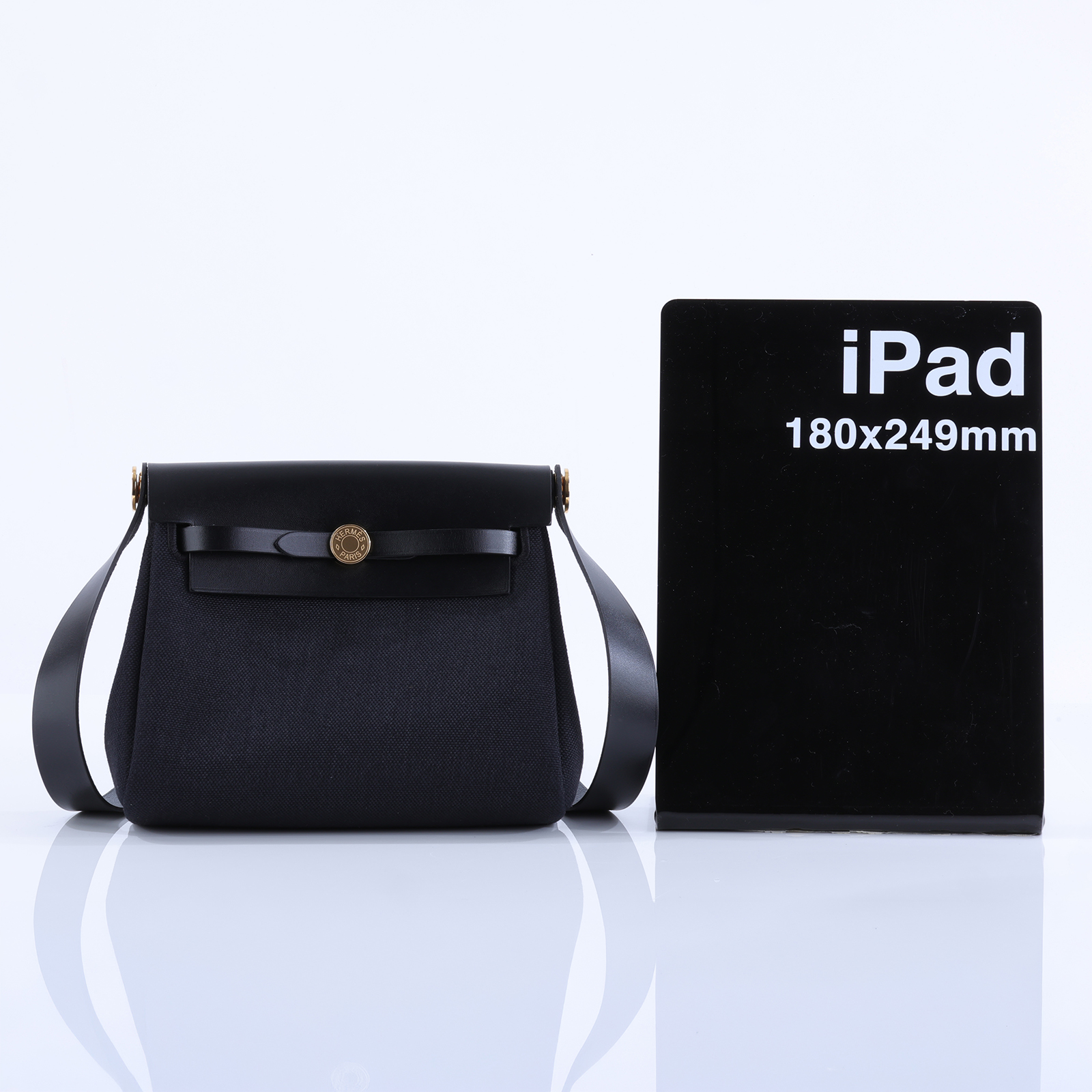 愛馬仕 Hermes Herbag Zip 20 HER20 W刻 W刻 黑金HERBAG20 防塵袋/原廠盒子