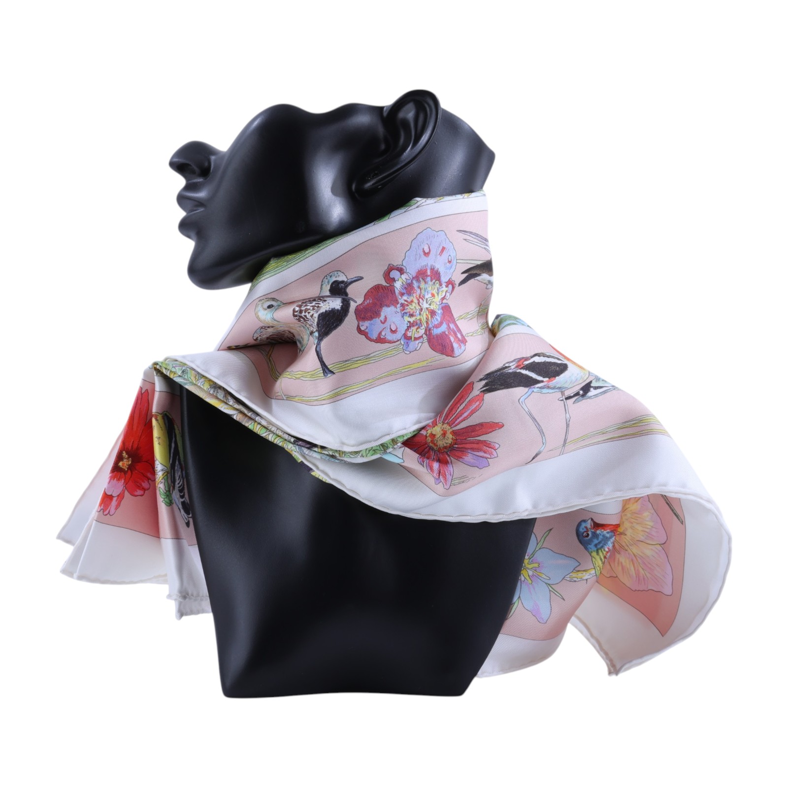 愛馬仕 Hermes Silk Carré 90 絲巾   動物園花園90 原廠盒子