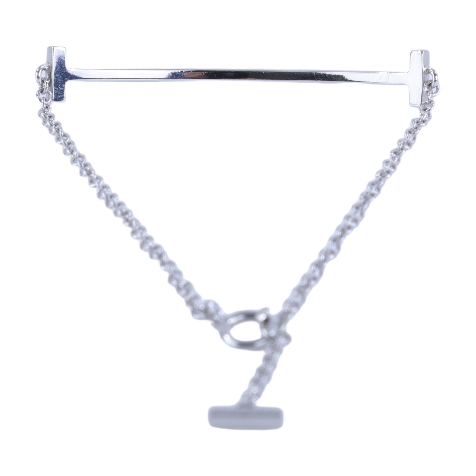 蒂芙尼 TIFFANY＆CO. T Smile 白金手鍊 中號 60150771 WG T SMILE手鍊 小號 原廠盒子/防塵袋