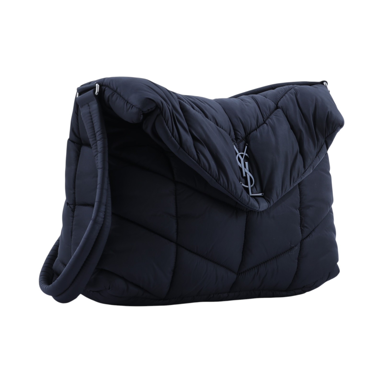 聖羅蘭 YSL SAINT LAURENT Loulou Puffer 絎縫 尼龍 肩背包 733630FABFL  購買證明