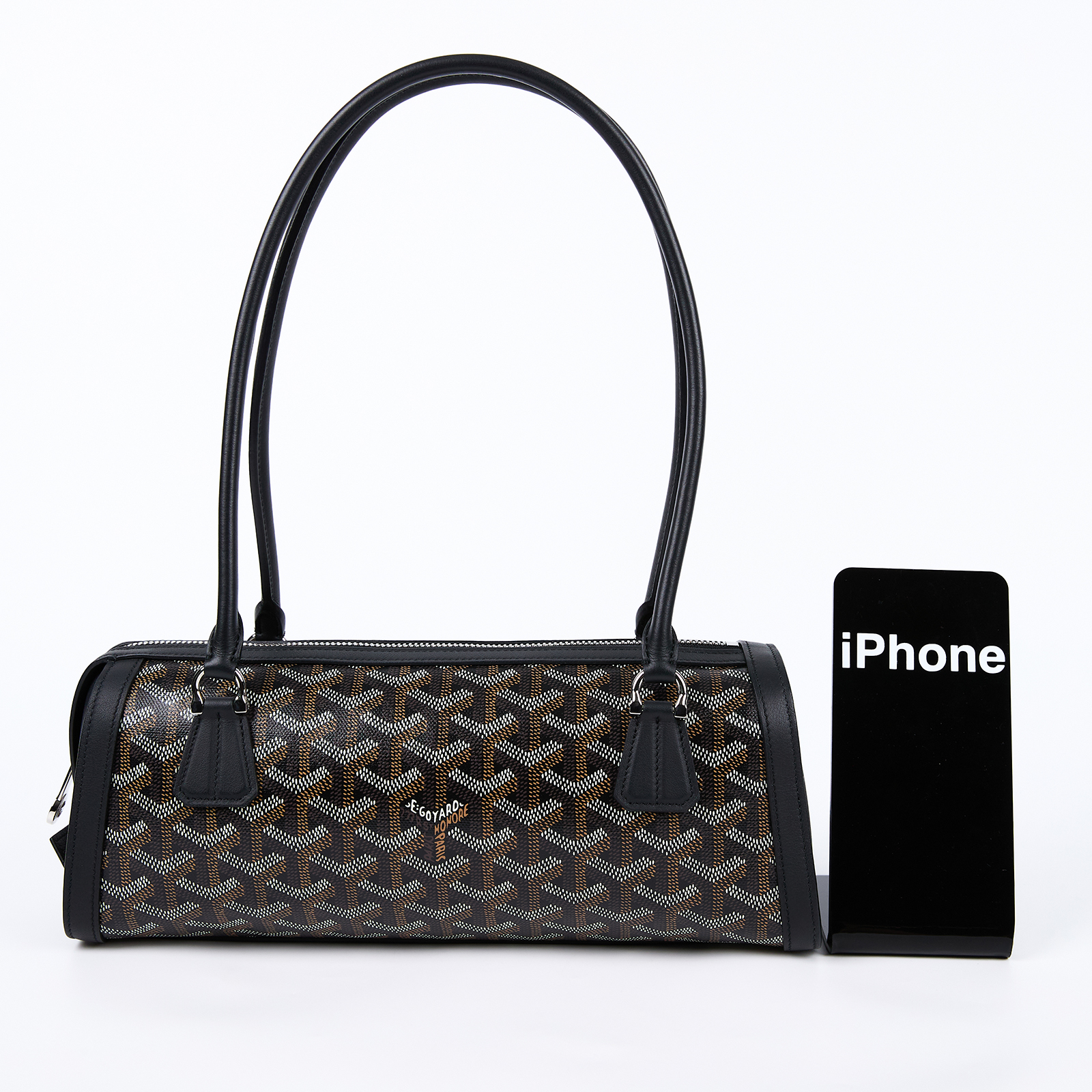 高雅德 GOYARD Bonbonnière 手提包 肩背包 PM BONBONPMLTY 黑Bonbonniere法棍包 防塵袋
