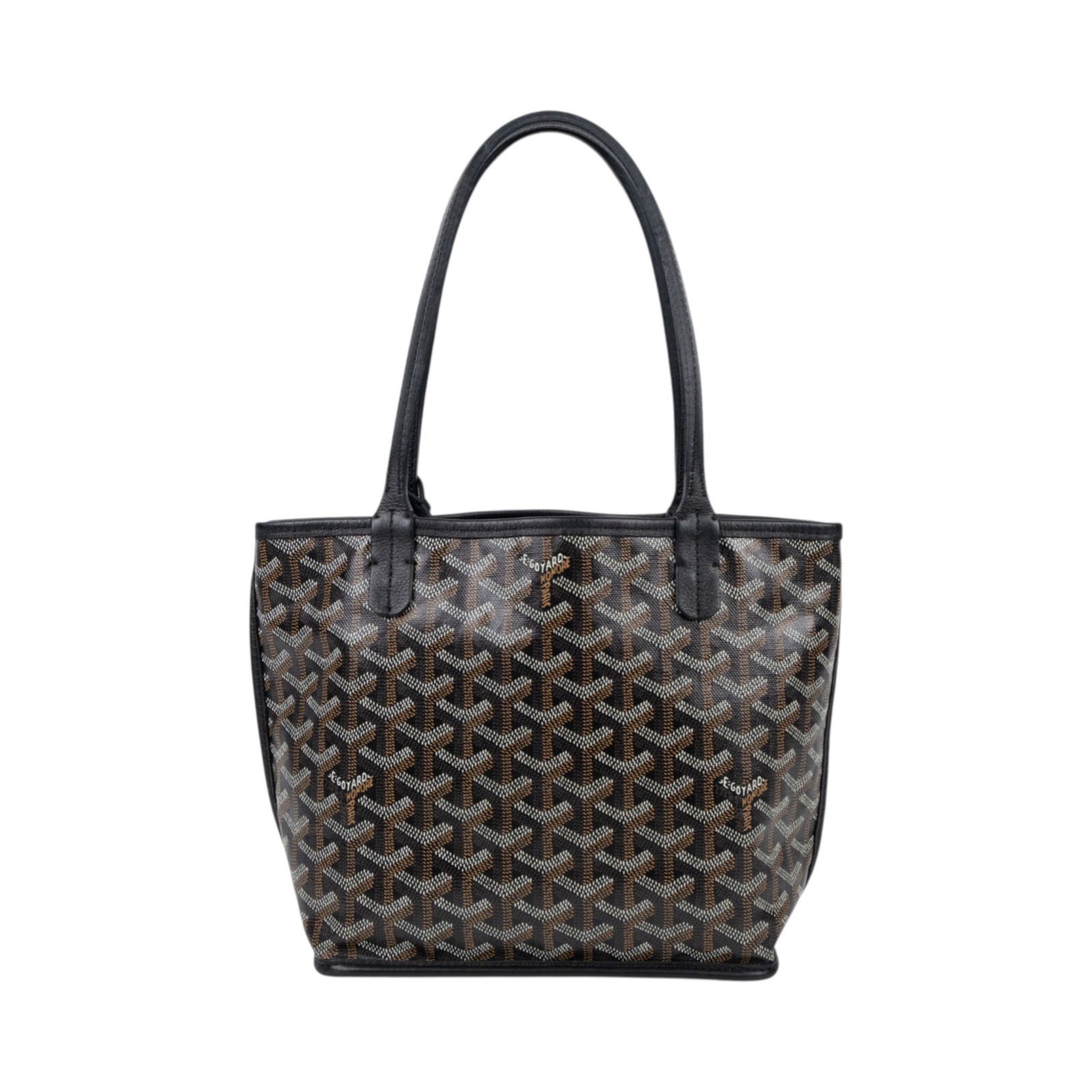 高雅德 GOYARD Anjou Mini Bag 托特包 ANJOUSMINCG 黑ANJOU MINI 內袋