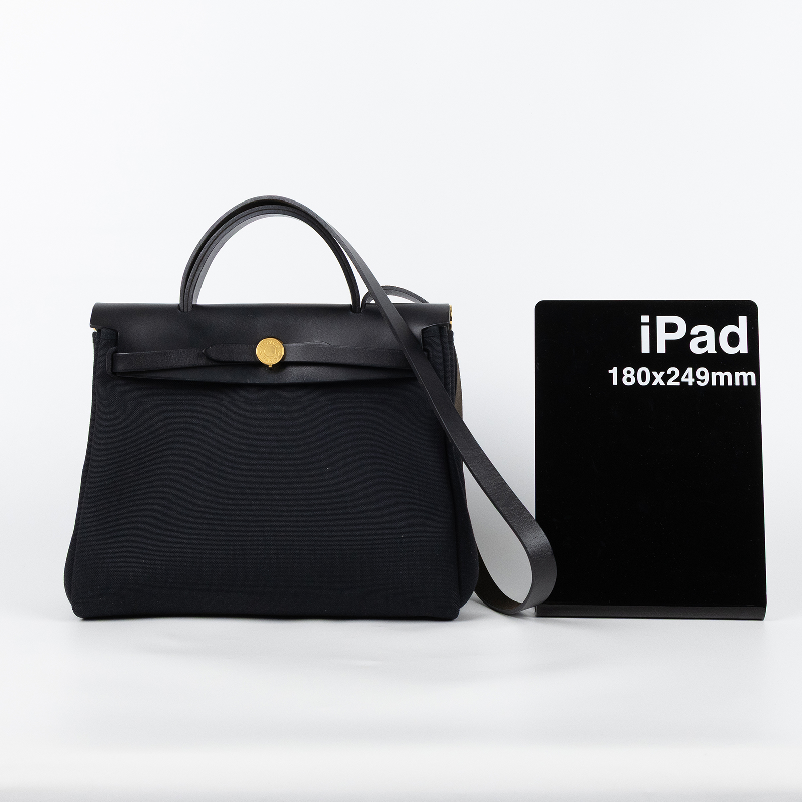 愛馬仕 Hermes Herbag Zip 31 HER31 Z TS 001 AU Z刻 黑金HERBAG31 防塵袋/鎖組/內袋