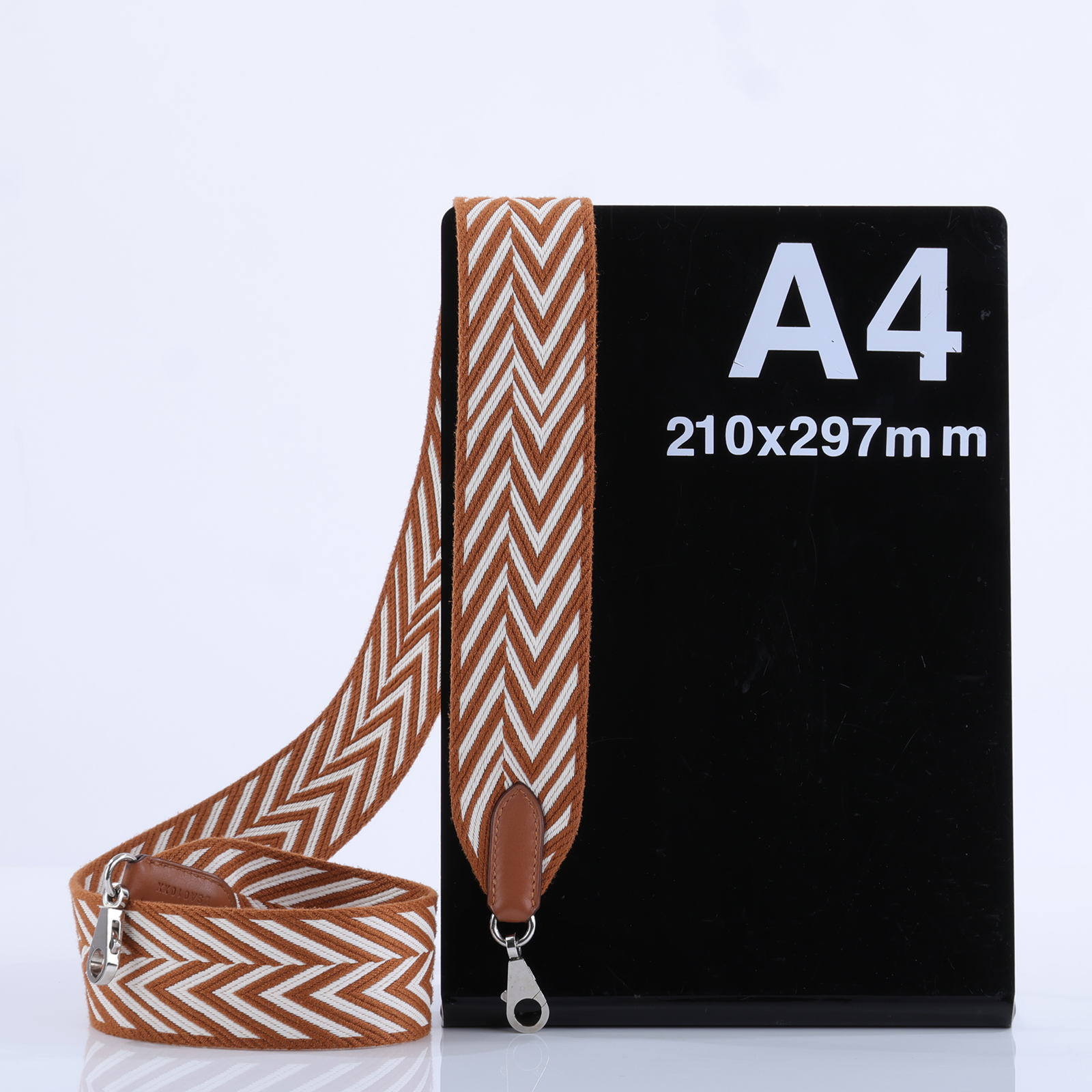 愛馬仕 Hermes Sangle zigzag 肩帶 背帶 50mm  DSA010XX D刻 棕Sangle zigzag背帶 防塵袋